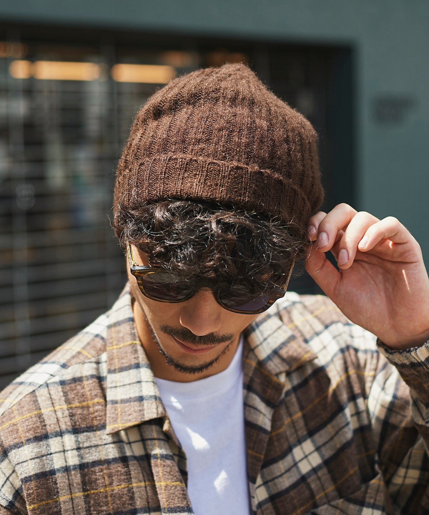 おしゃれ おすすめ ワークウェア ブランド ゴードンミラー シャギー ニット キャップ