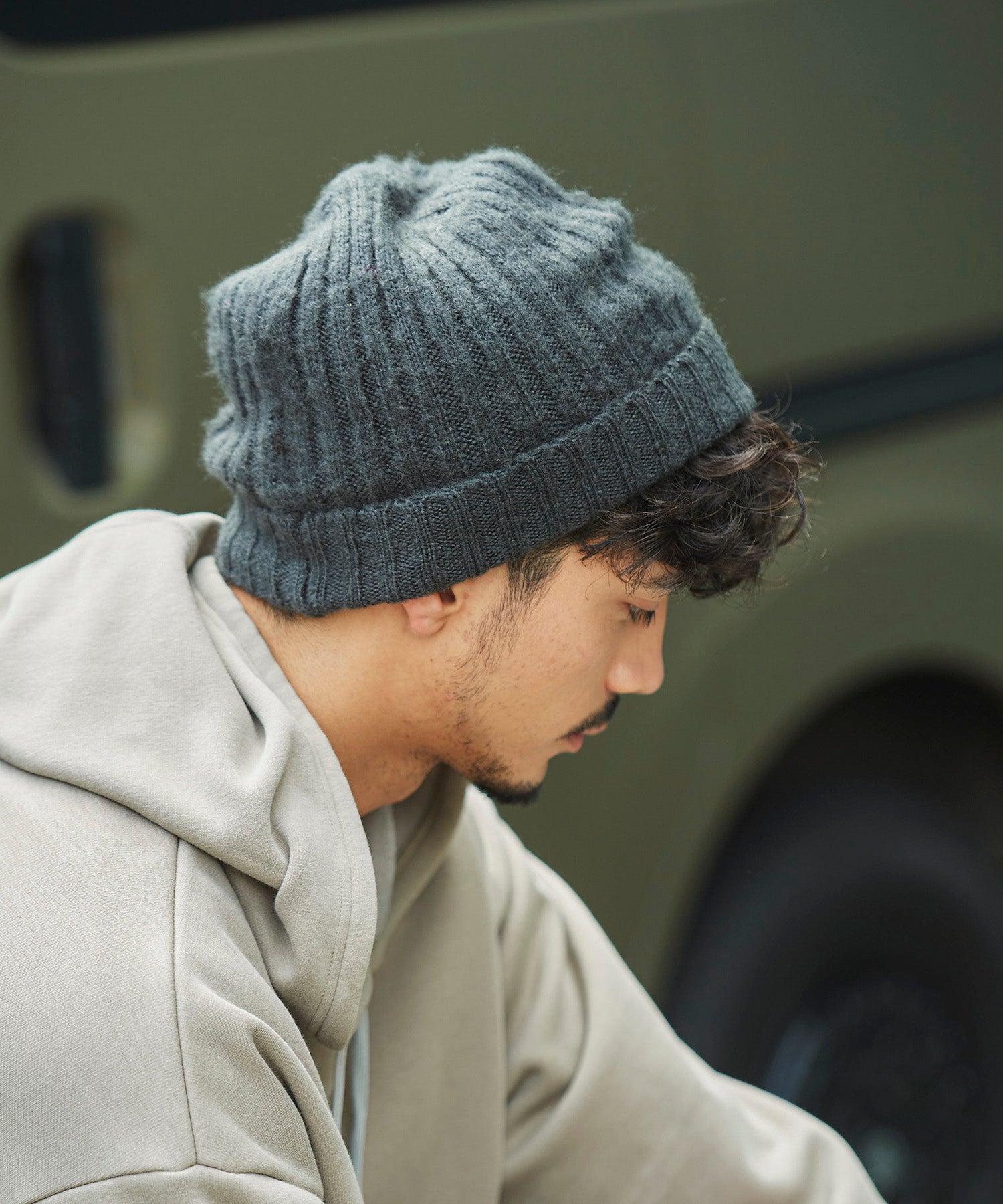 おしゃれ おすすめ ワークウェア ブランド ゴードンミラー シャギー ニット キャップ