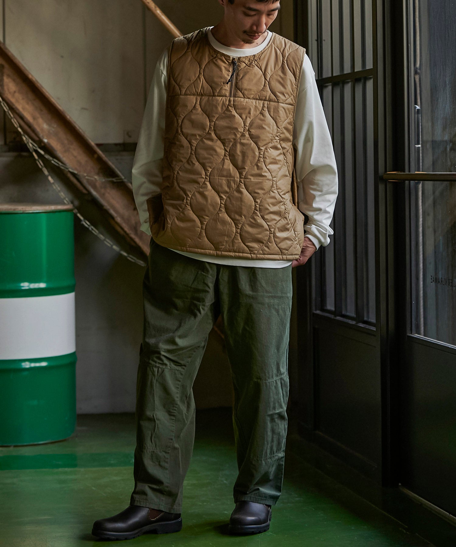 アパレル おしゃれ おすすめ ワークウェア ブランド 取外し キルト ライナー ガレージ アノラック