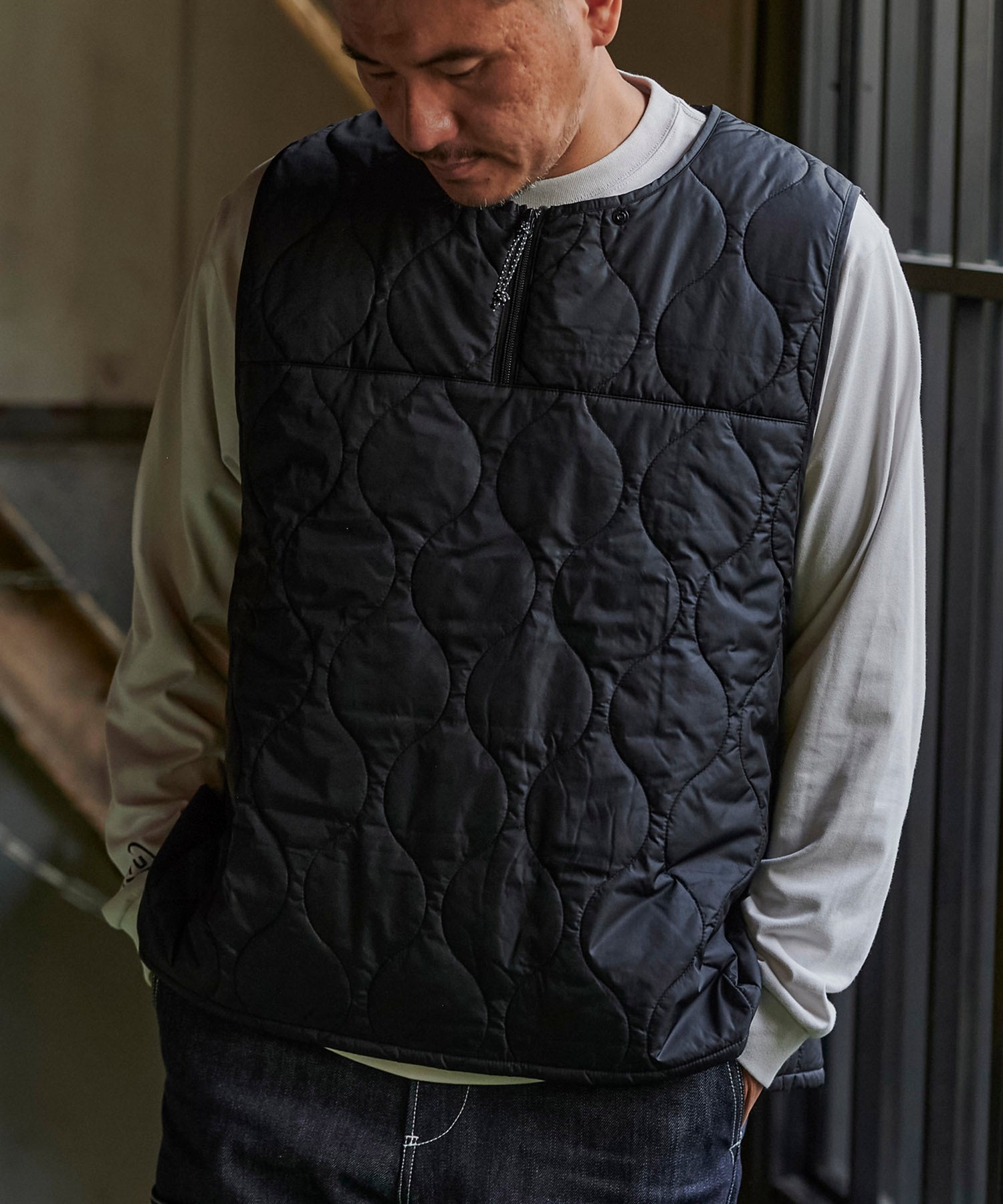 アパレル おしゃれ おすすめ ワークウェア ブランド 取外し キルト ライナー ガレージ アノラック