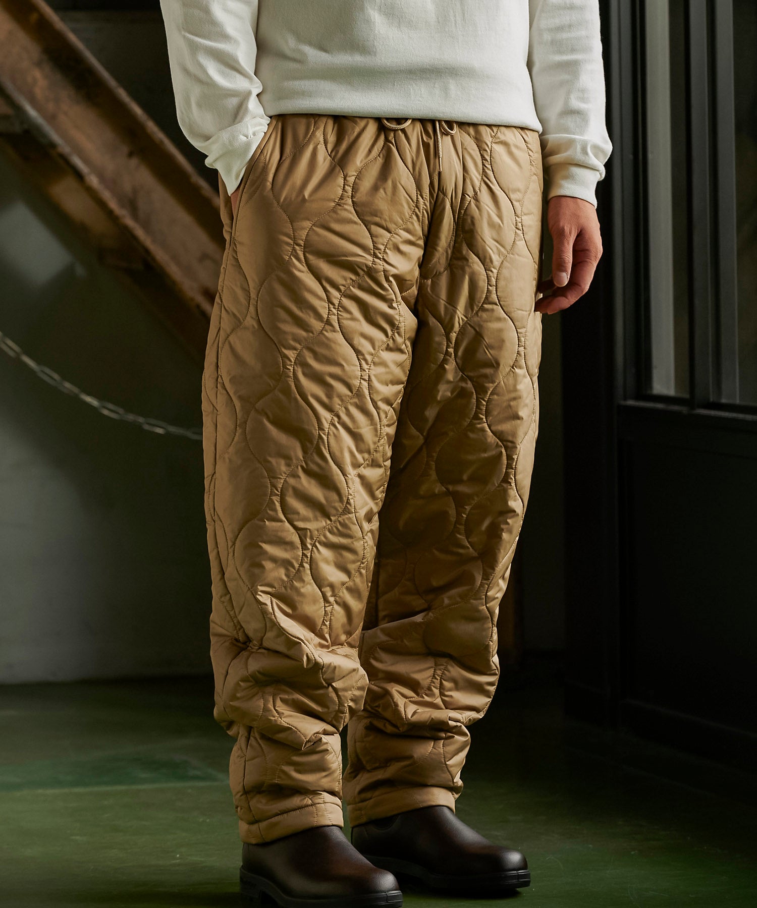 キルティング テーパード イージーパンツ – GORDON MILLER