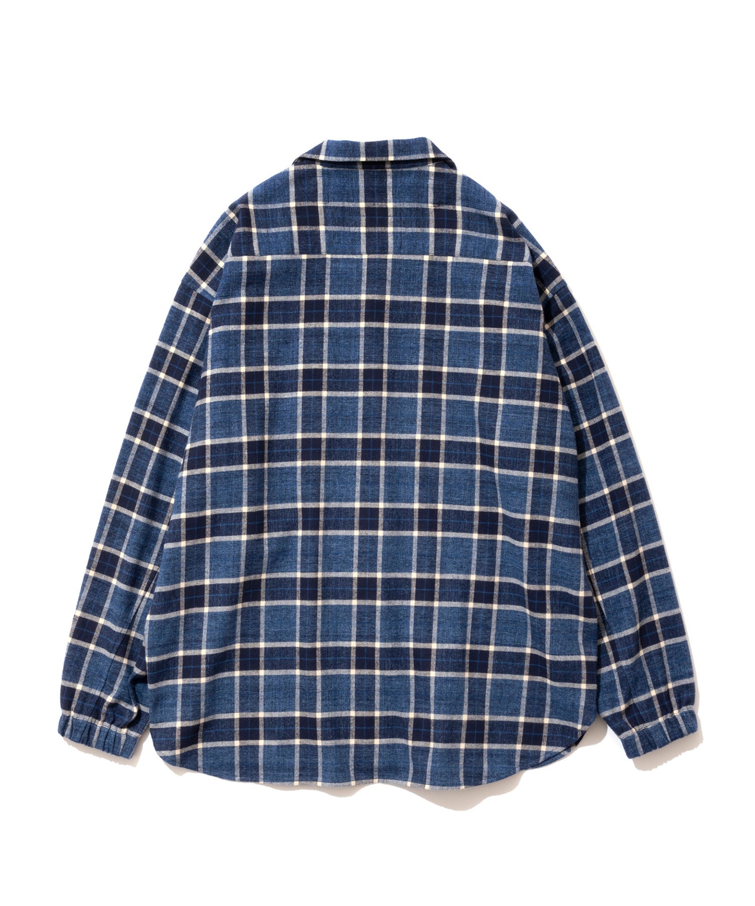 おしゃれ おすすめ ワークウェア ブランド ネルチェック オープンカラー スモッグシャツ