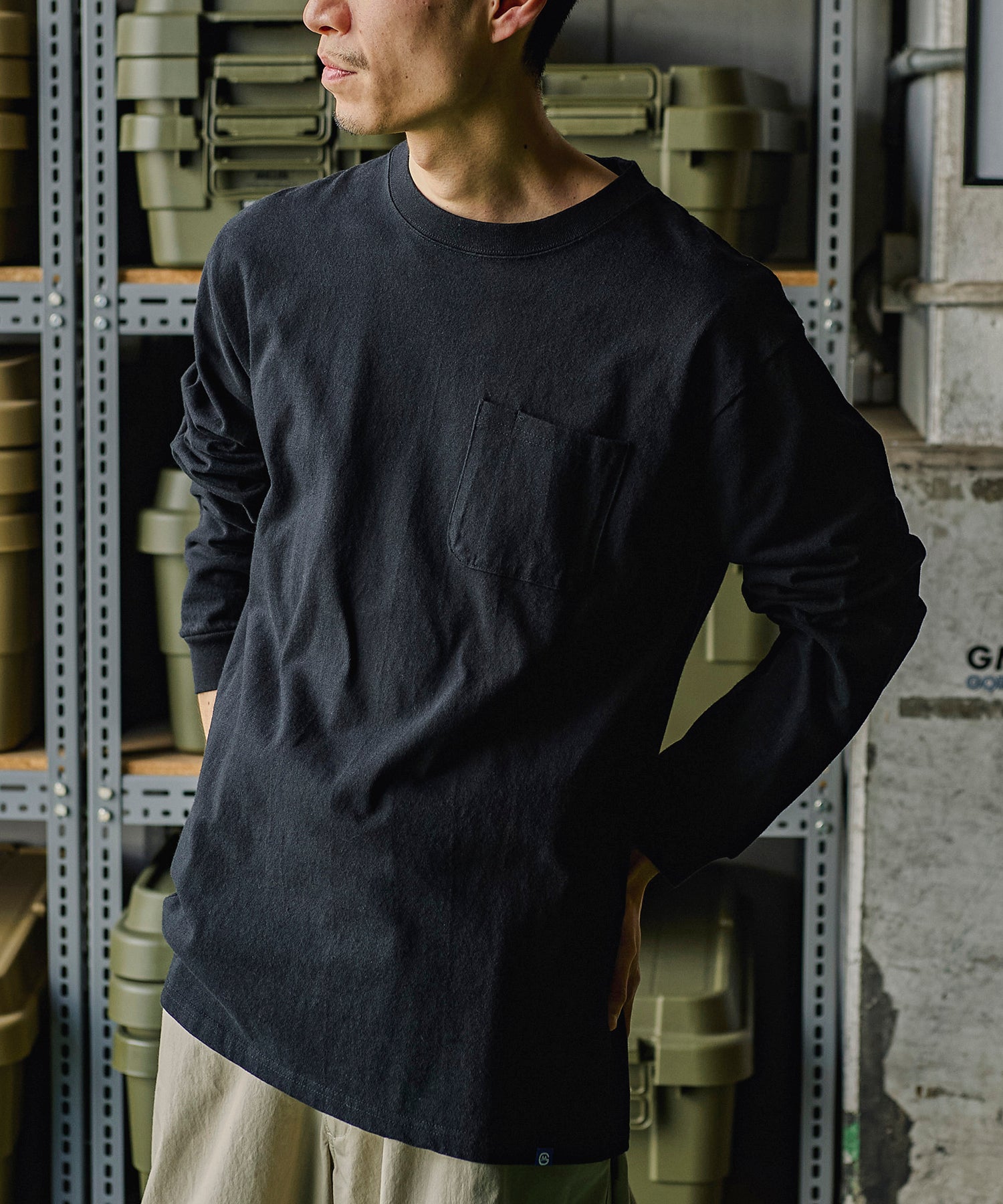 おしゃれ おすすめ ワークウェア ブランド コーデュラ ポケット 長袖 Tシャツ