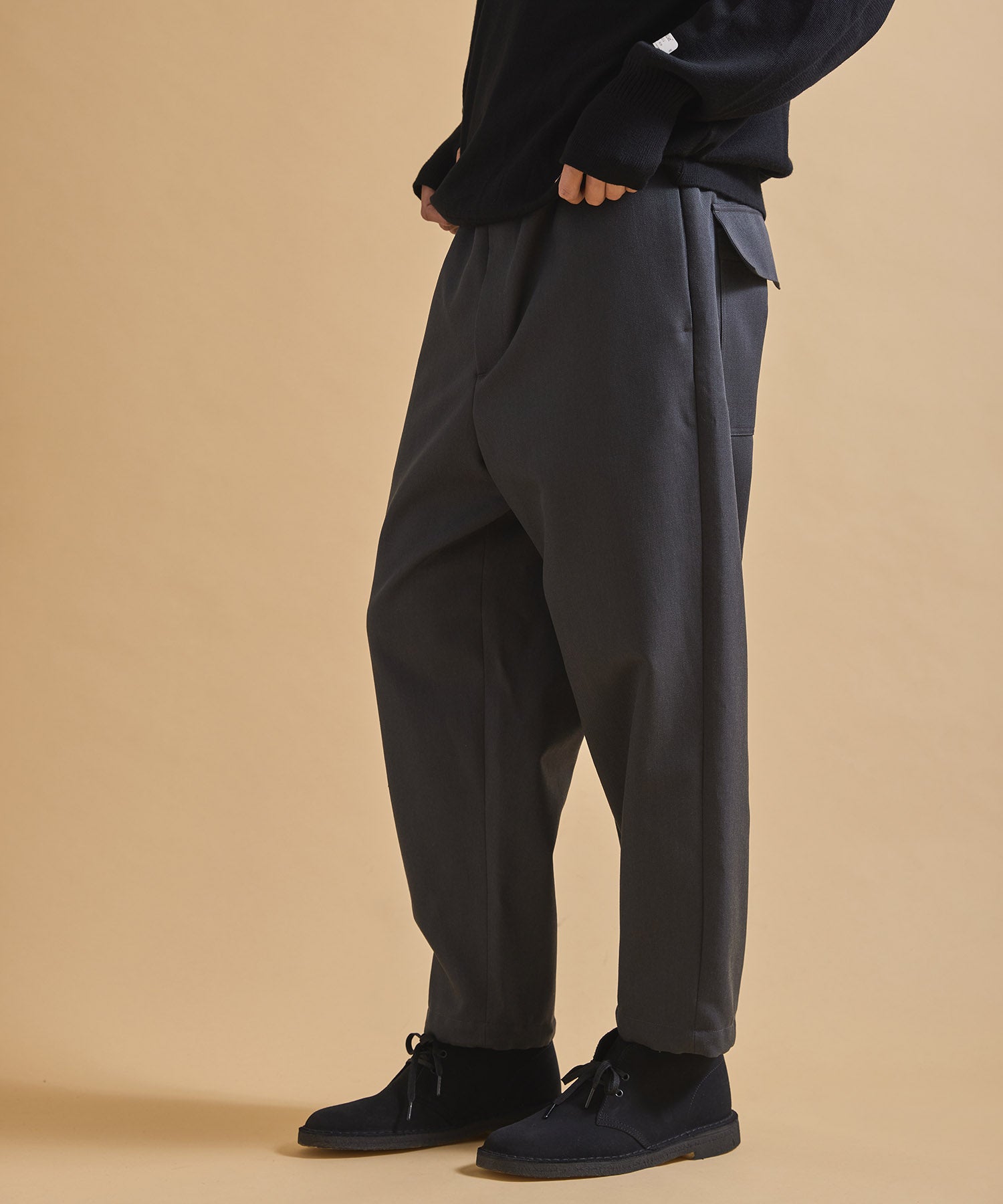 ジャックミラー シームレスライフ アパレル ワークウェア シンプル ファッション おすすめ おしゃれ JML パンツ ジェンダーレス ウール 冬 ドロスト