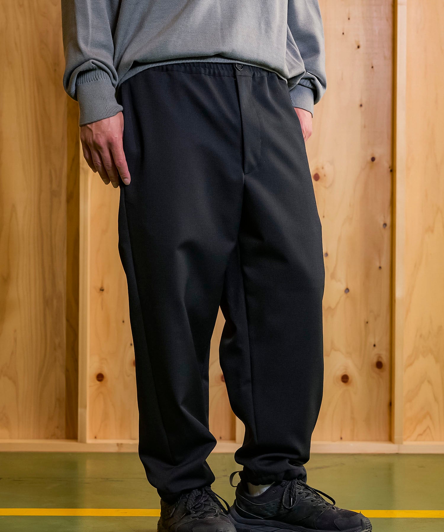 ジャックミラー シームレスライフ アパレル ワークウェア シンプル ファッション おすすめ おしゃれ JML パンツ ジェンダーレス ウール 冬 ドロスト