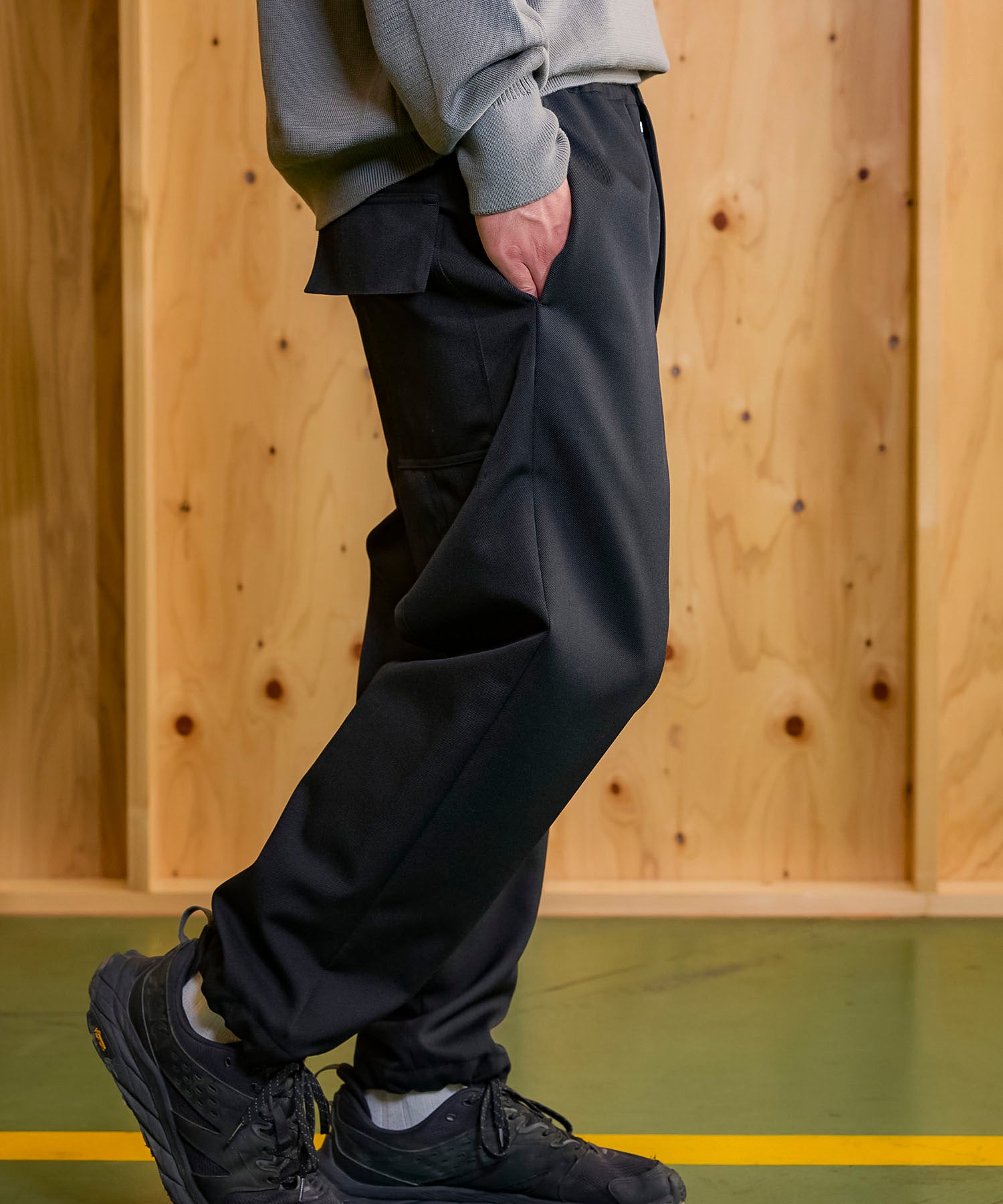 ジャックミラー シームレスライフ アパレル ワークウェア シンプル ファッション おすすめ おしゃれ JML パンツ ジェンダーレス ウール 冬 ドロスト