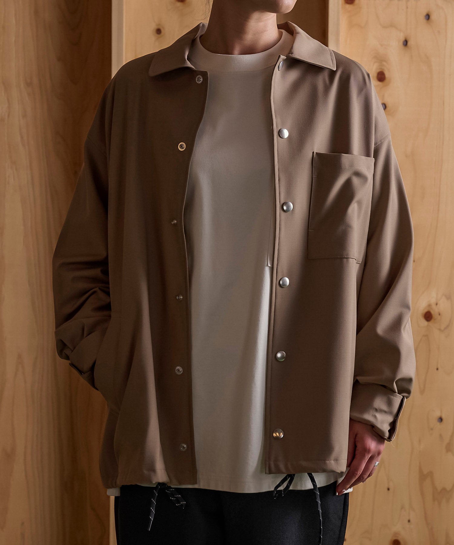 ジャックミラー シームレスライフ アパレル ワークウェア シンプル ファッション おすすめ おしゃれ JML ジェンダーレス ウール 冬 ブルゾン アウター ベージュ