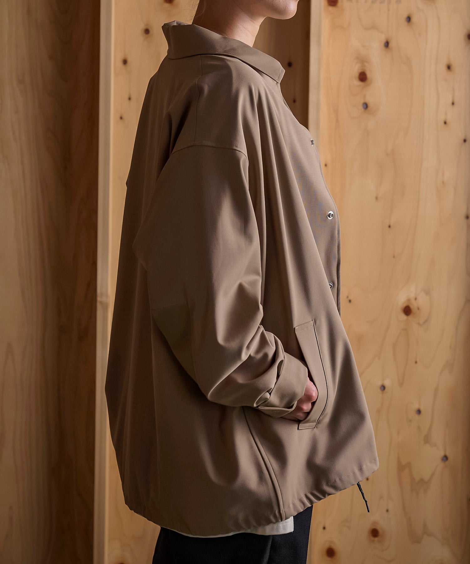 ジャックミラー シームレスライフ アパレル ワークウェア シンプル ファッション おすすめ おしゃれ JML ジェンダーレス ウール 冬 ブルゾン アウター ベージュ