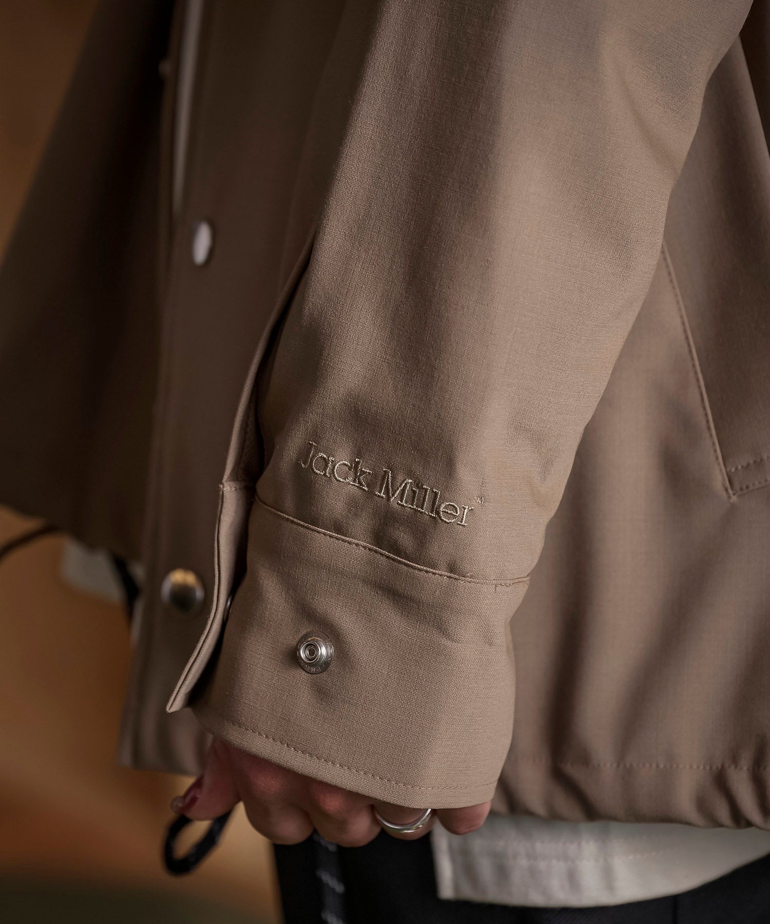 ジャックミラー シームレスライフ アパレル ワークウェア シンプル ファッション おすすめ おしゃれ JML ジェンダーレス ウール 冬 ブルゾン アウター ベージュ