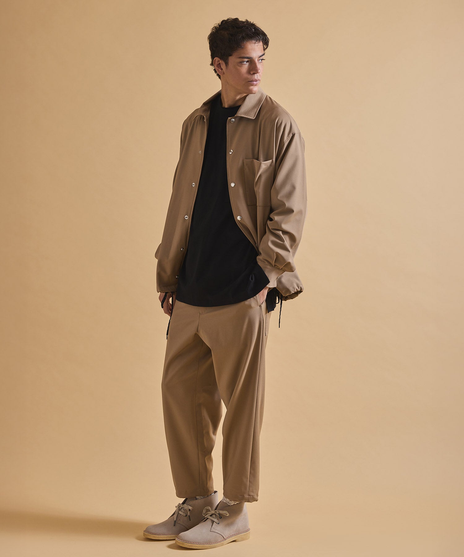 ジャックミラー シームレスライフ アパレル ワークウェア シンプル ファッション おすすめ おしゃれ JML ジェンダーレス ウール 冬 ブルゾン アウター ベージュ