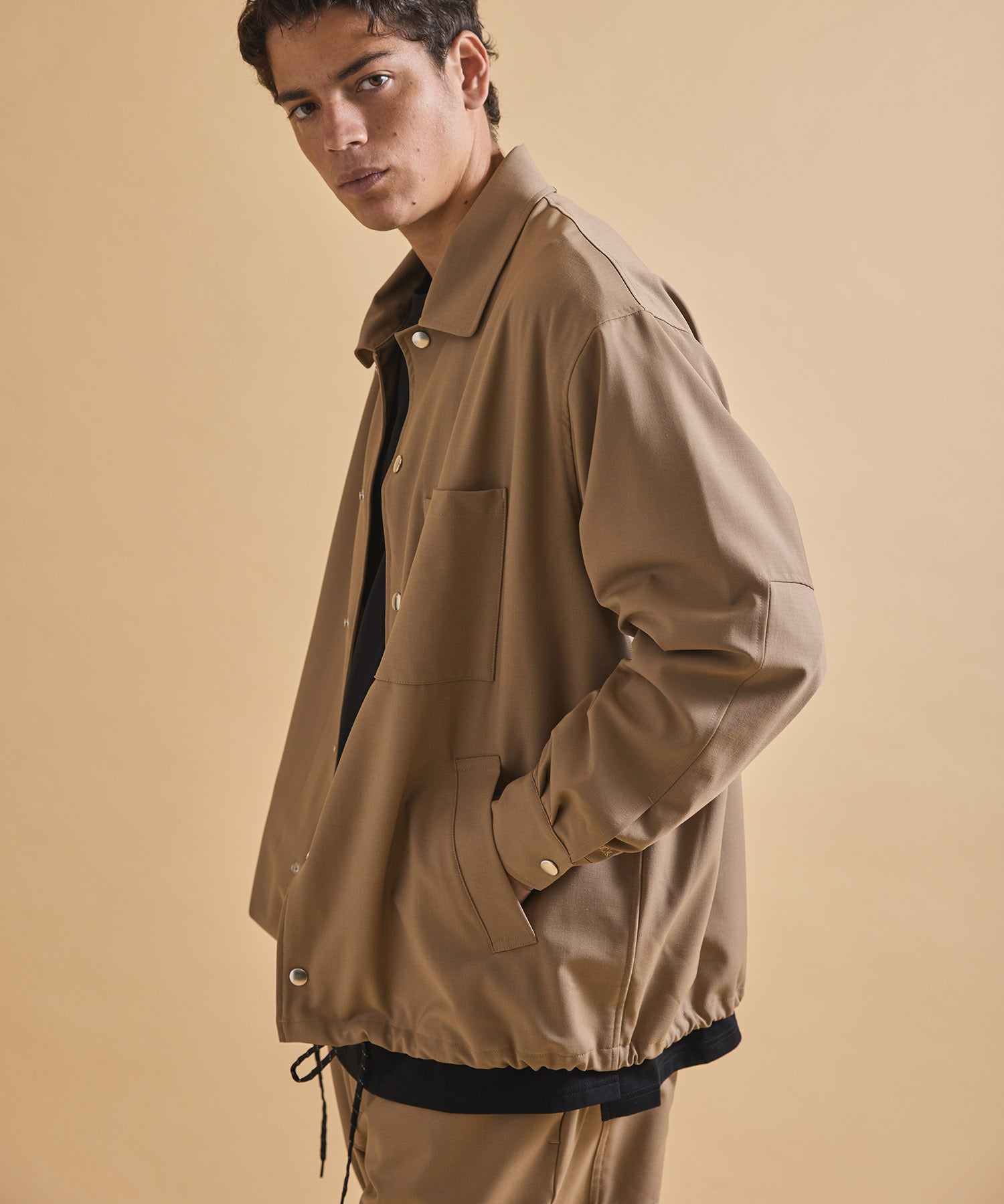 ジャックミラー シームレスライフ アパレル ワークウェア シンプル ファッション おすすめ おしゃれ JML ジェンダーレス ウール 冬 ブルゾン アウター ベージュ