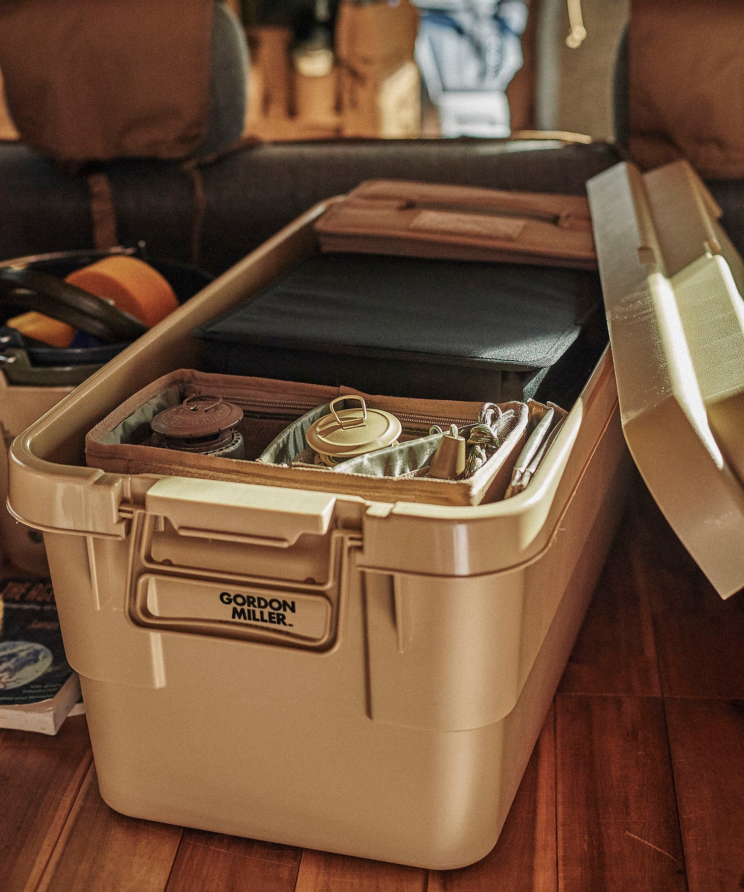 おしゃれ おすすめ フタ付き コーデュラ ソフト カーゴ 収納ボックス トランクカーゴ