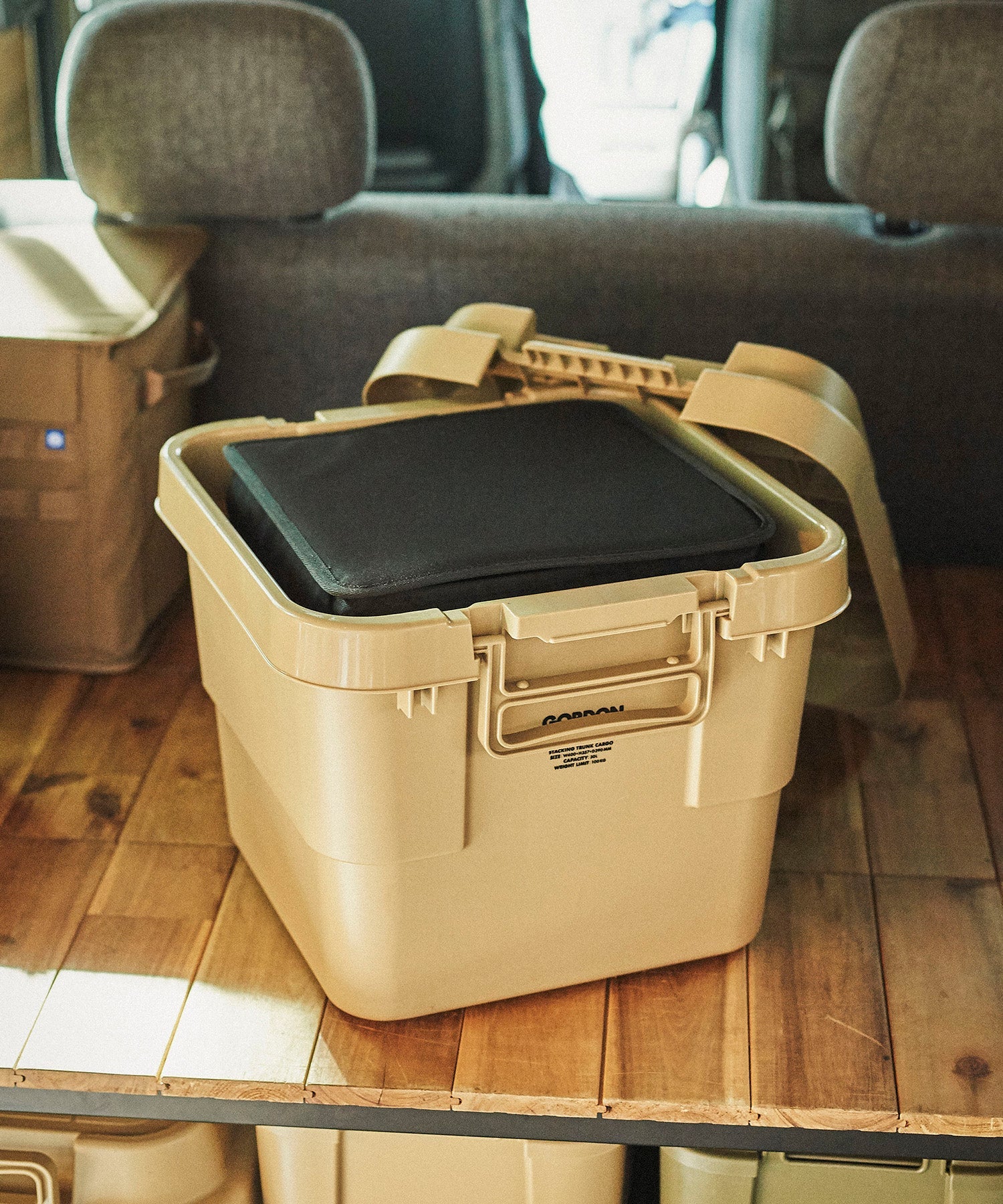 おしゃれ おすすめ フタ付き コーデュラ ソフト カーゴ 収納ボックス トランクカーゴ
