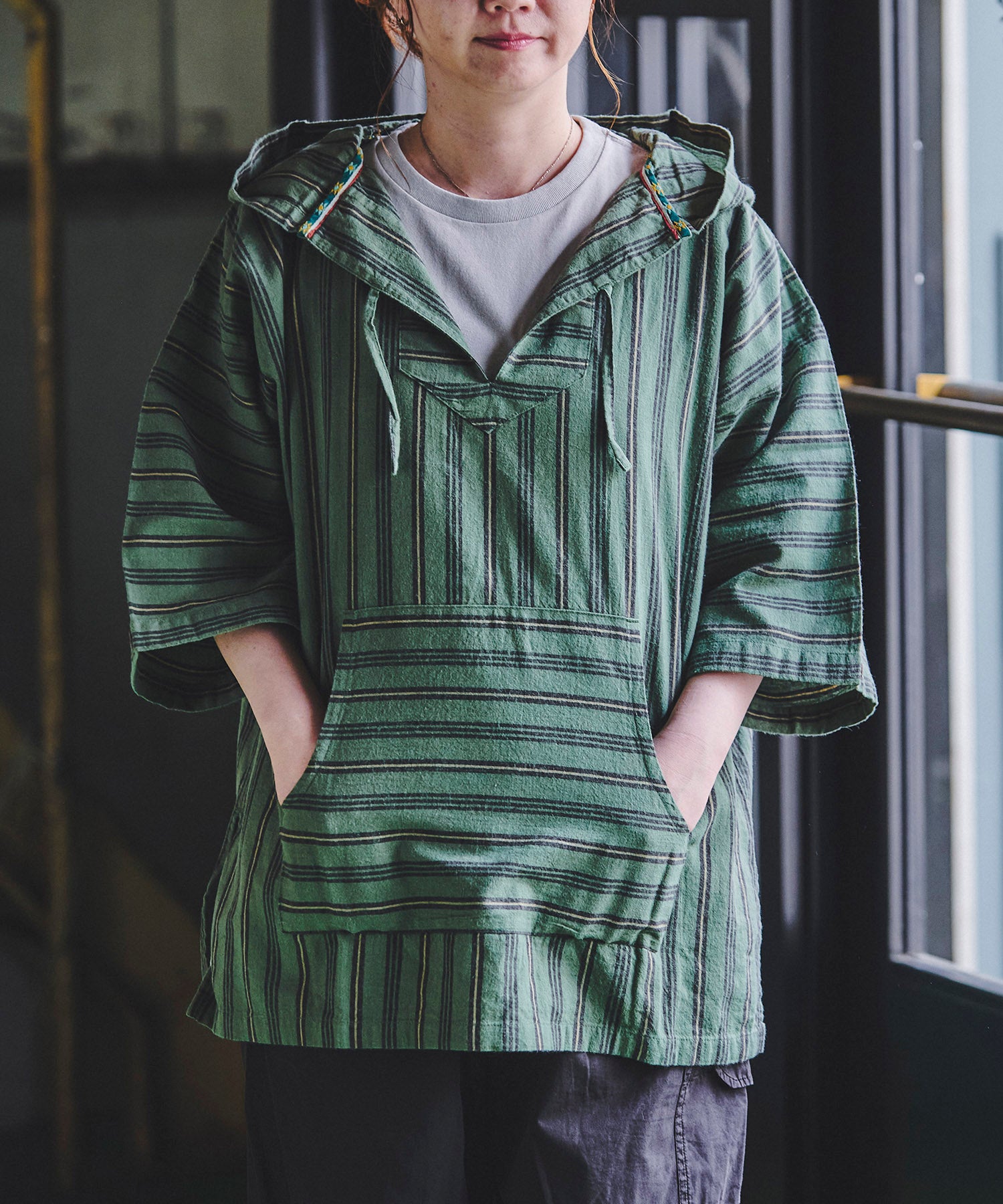 おしゃれ おすすめ ワークウェア ブランド コットン ラミー メキシカンパーカー