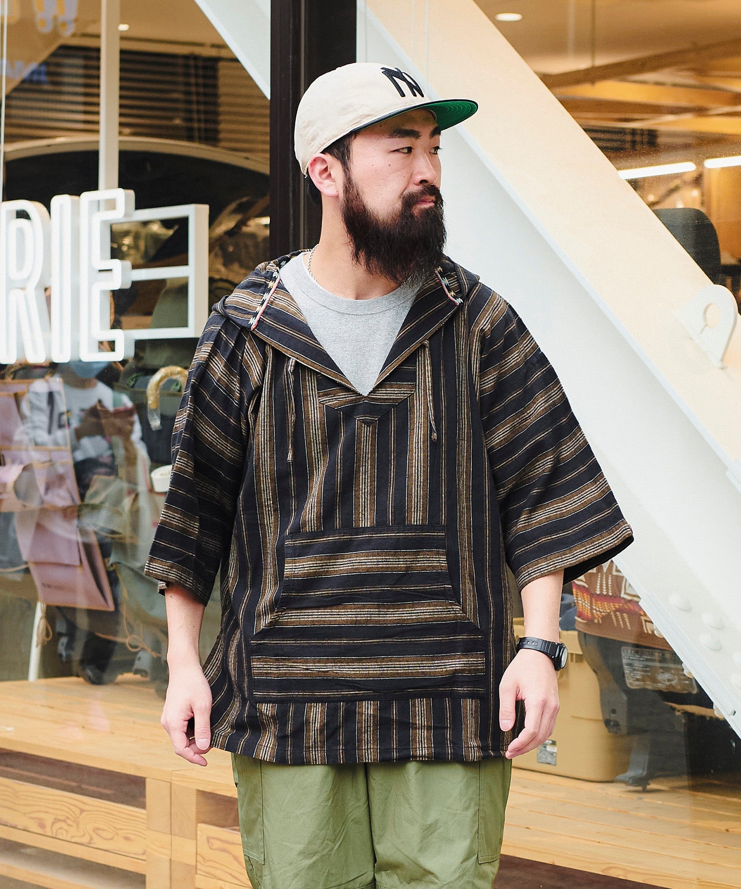 おしゃれ おすすめ ワークウェア ブランド コットン ラミー メキシカンパーカー