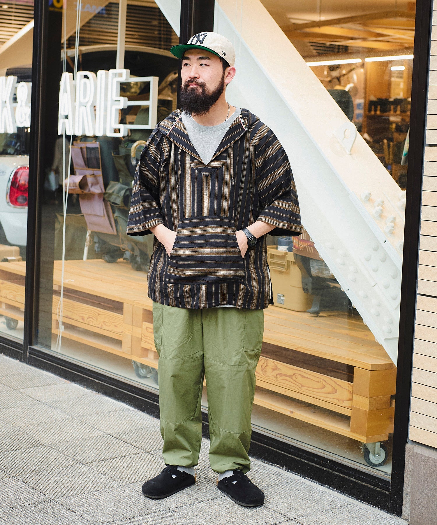 おしゃれ おすすめ ワークウェア ブランド コットン ラミー メキシカンパーカー