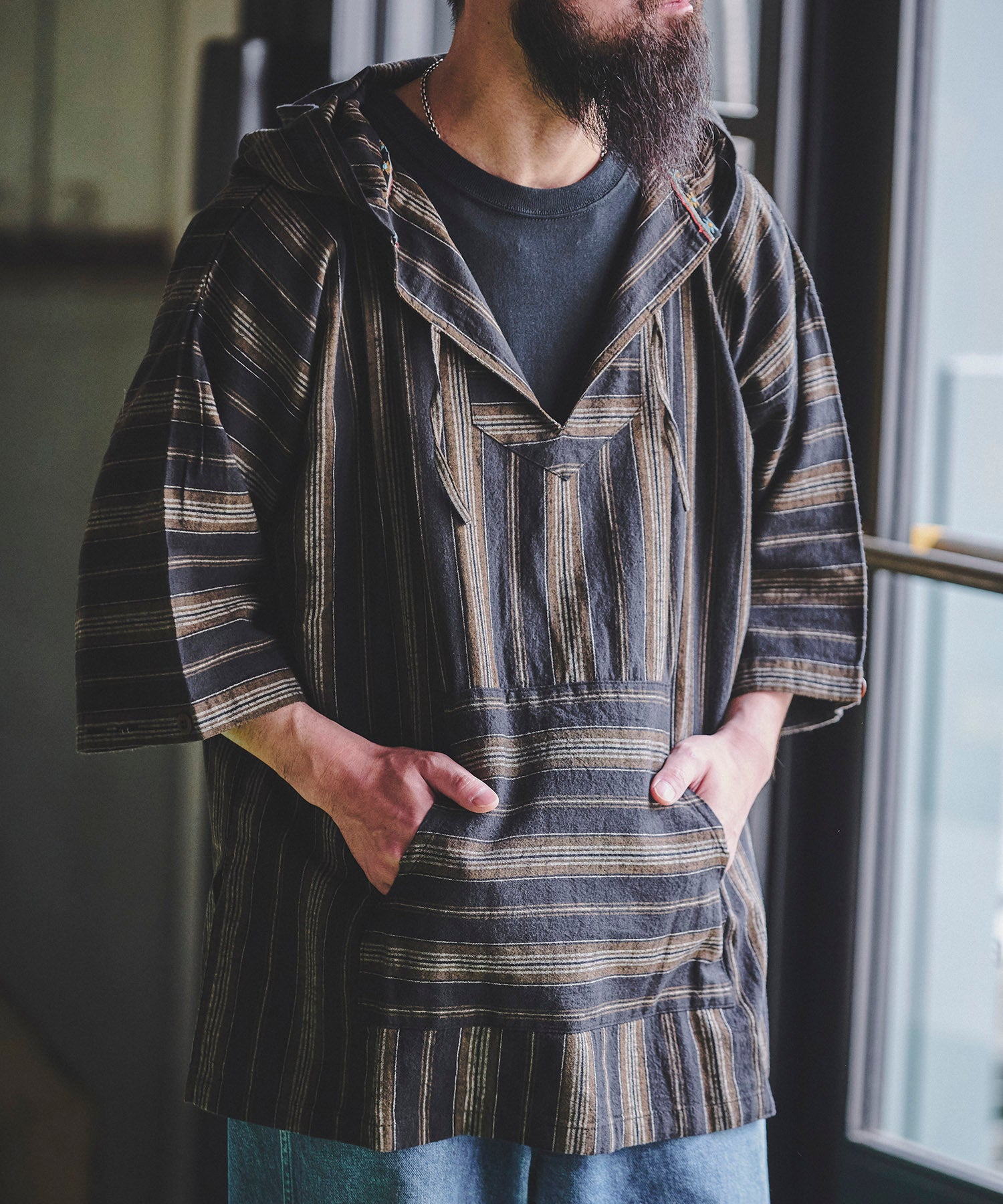 おしゃれ おすすめ ワークウェア ブランド コットン ラミー メキシカンパーカー