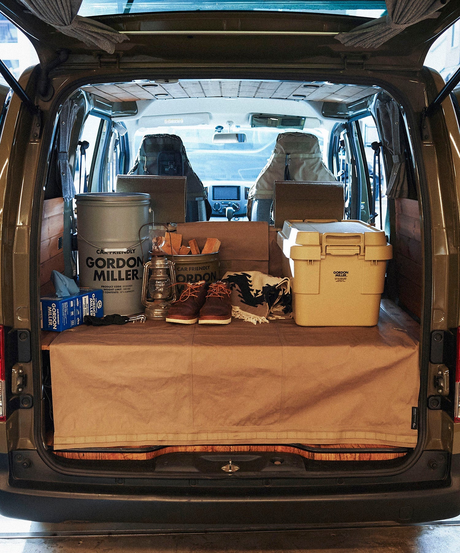 おしゃれ おすすめ カー用品 車 かけるだけ キャンバス 防水 汎用 ラゲッジシート