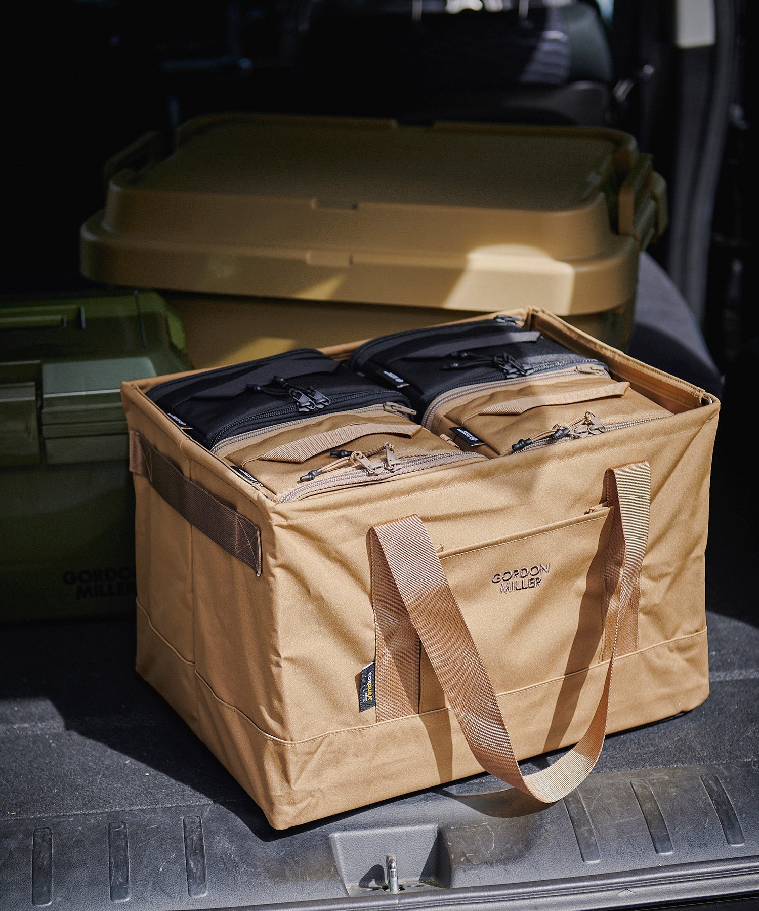 おしゃれ おすすめ ファスナー付き コーデュラ ソフト マルチ コンテナ 収納ボックス