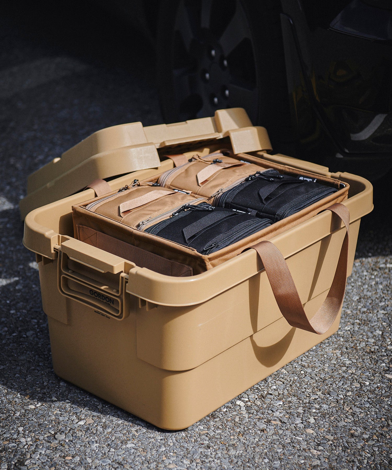 おしゃれ おすすめ ファスナー付き コーデュラ ソフト マルチ コンテナ 収納ボックス