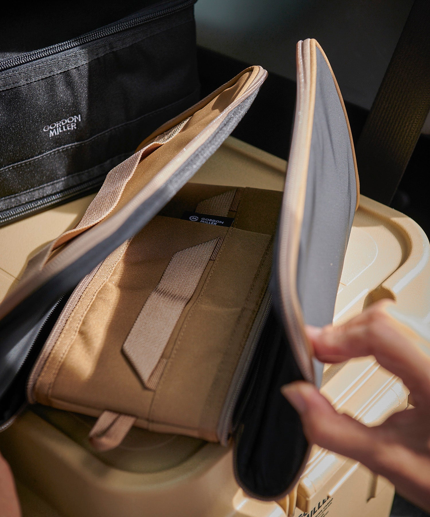 おしゃれ おすすめ ファスナー付き コーデュラ ソフト マルチ コンテナ 収納ボックス