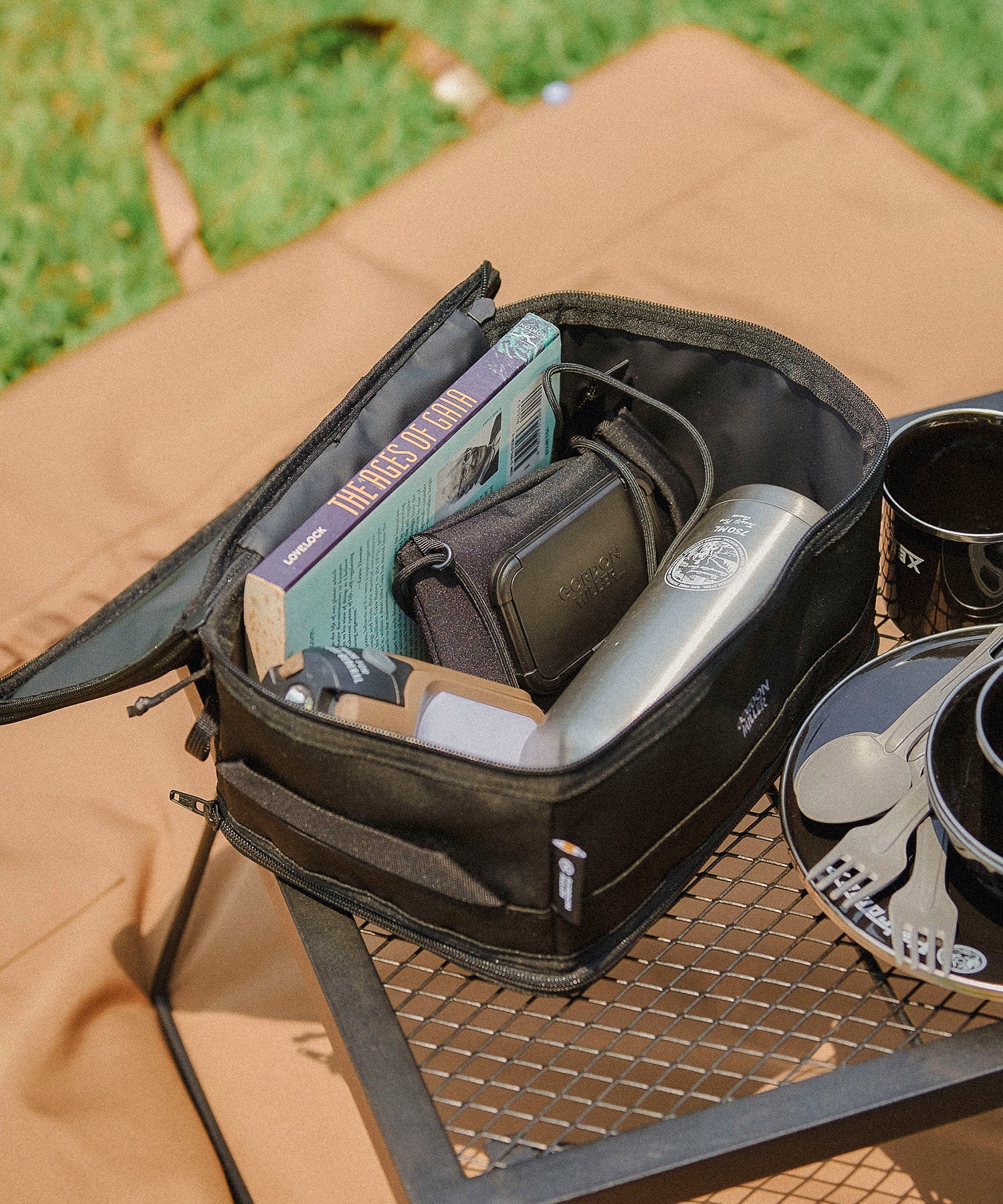 おしゃれ おすすめ ファスナー付き コーデュラ ソフト マルチ コンテナ 収納ボックス