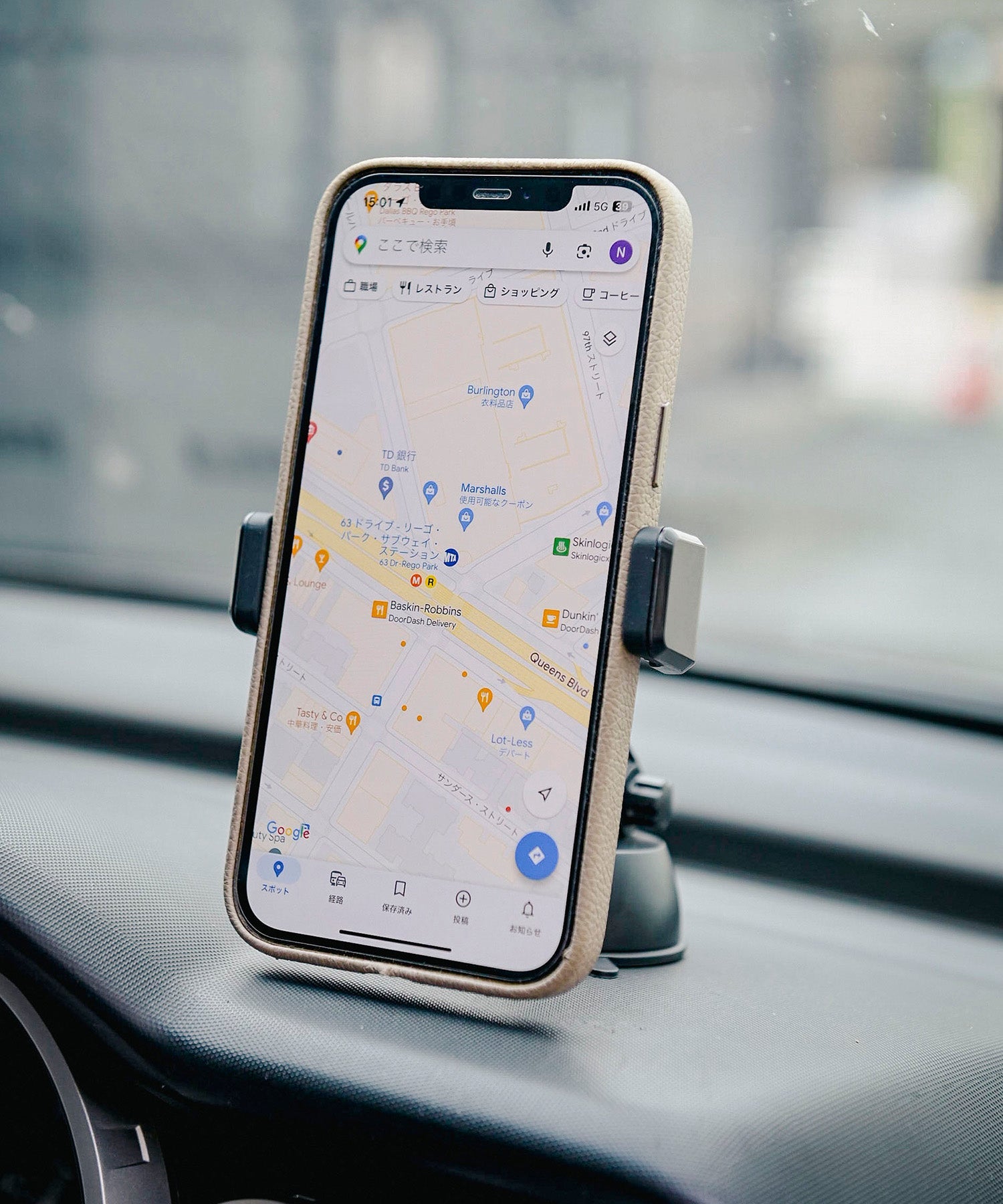 おしゃれ おすすめ カー用品 Qバン スマホホルダー 便利グッズ 汎用