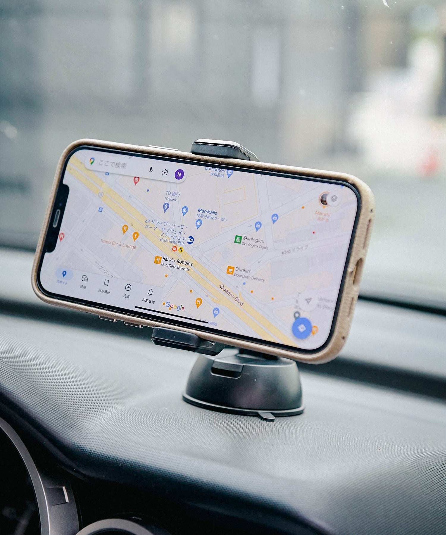 おしゃれ おすすめ カー用品 Qバン スマホホルダー 便利グッズ 汎用