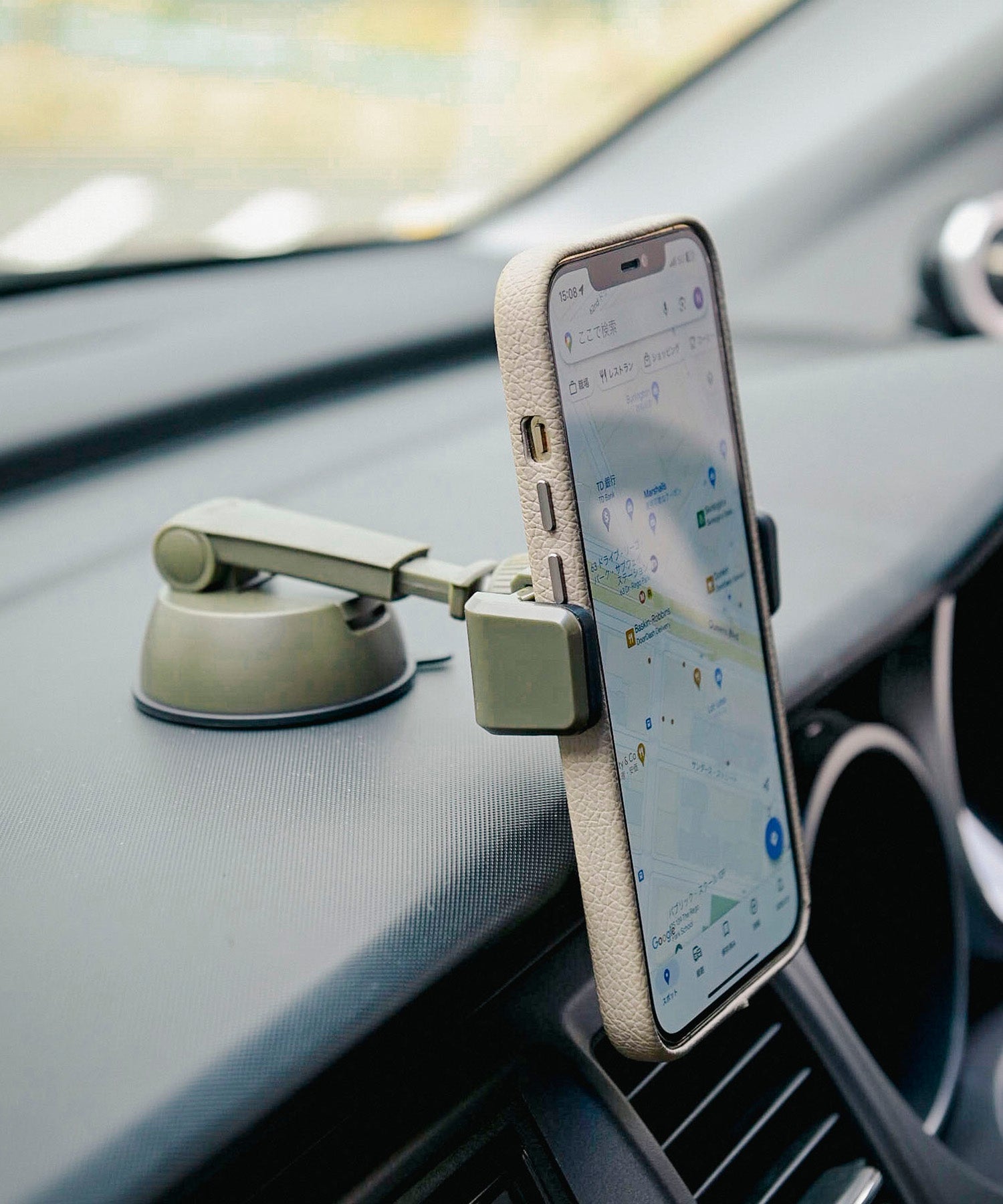 おしゃれ おすすめ カー用品 Qバン スマホホルダー 便利グッズ 汎用