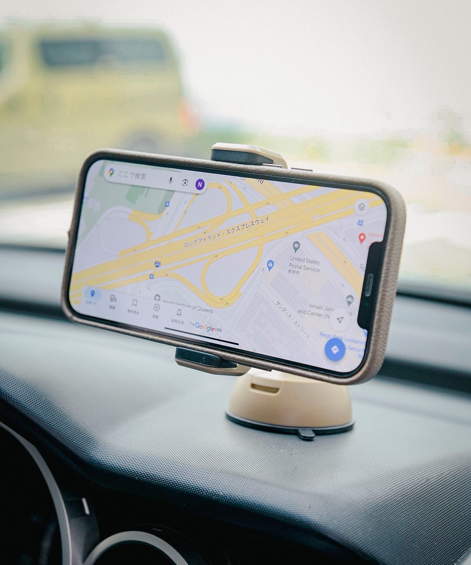 おしゃれ おすすめ カー用品 Qバン スマホホルダー 便利グッズ 汎用