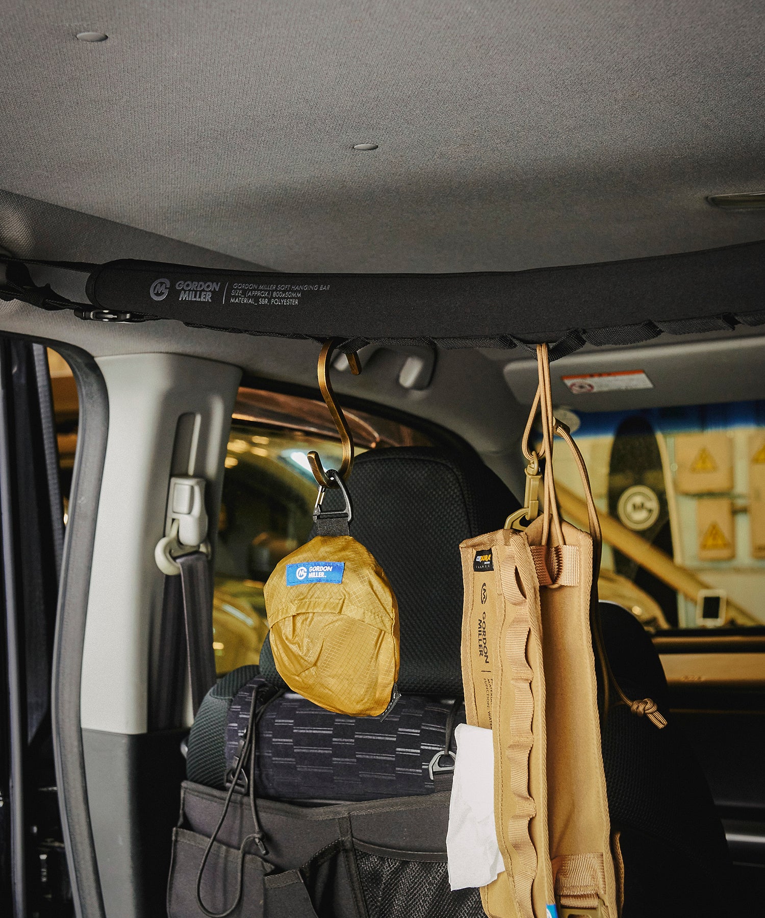 おしゃれ おすすめ カー用品 ソフト ハンギングバー 便利グッズ 収納 汎用