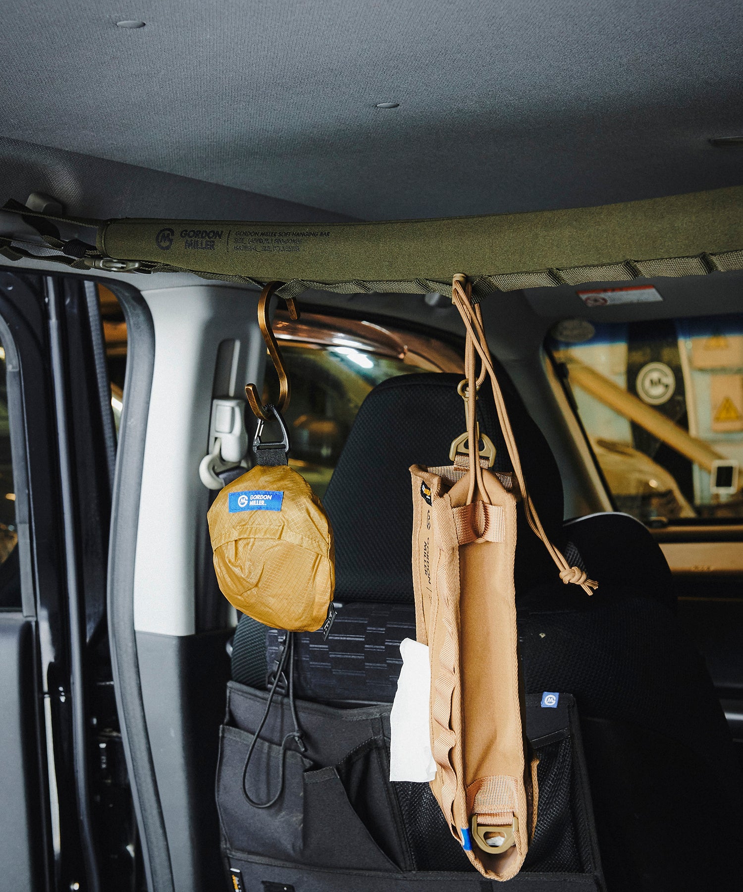 おしゃれ おすすめ カー用品 ソフト ハンギングバー 便利グッズ 収納 汎用