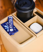 おしゃれ おすすめ カー用品 ドリンクホルダー付き ダストボックス 便利グッズ ゴミ箱