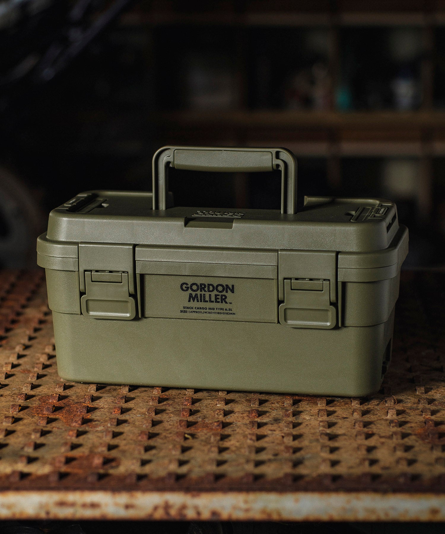 おしゃれ おすすめ 積み重ね フタ付き 収納ボックス スタック カーゴ ミッド 工具箱