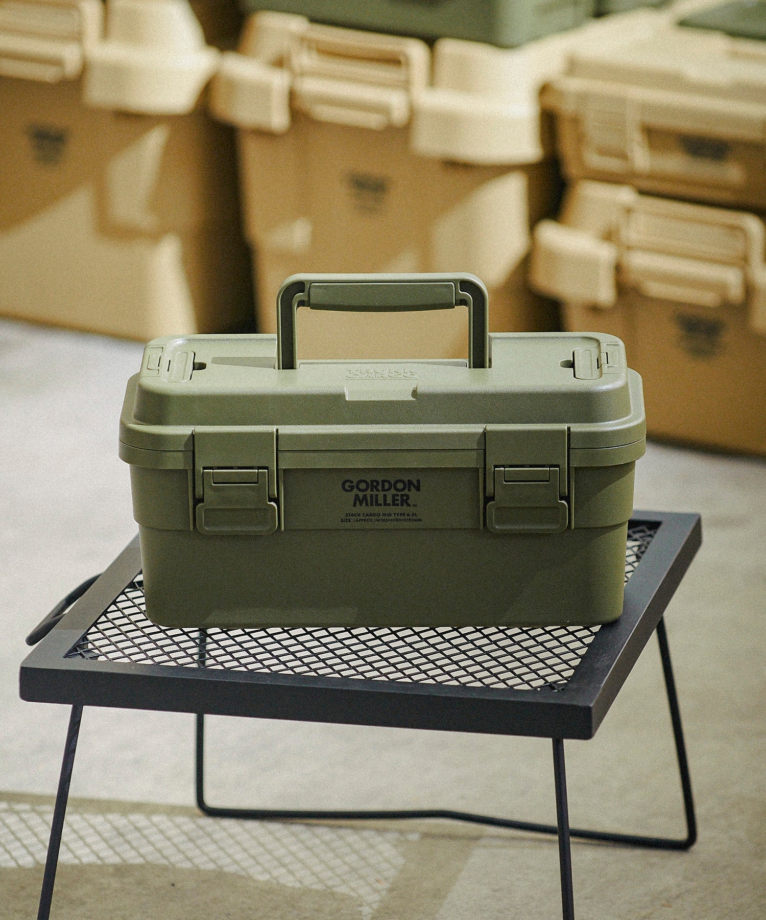 おしゃれ おすすめ 積み重ね フタ付き 収納ボックス スタック カーゴ ミッド 工具箱