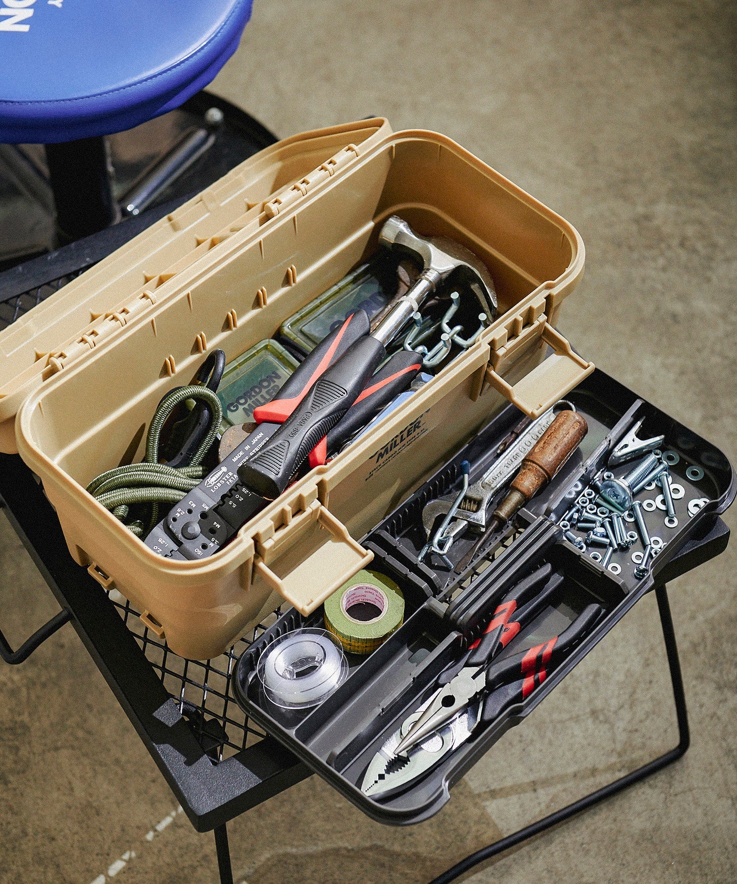 おしゃれ おすすめ 積み重ね フタ付き 収納ボックス スタック カーゴ ミッド 工具箱