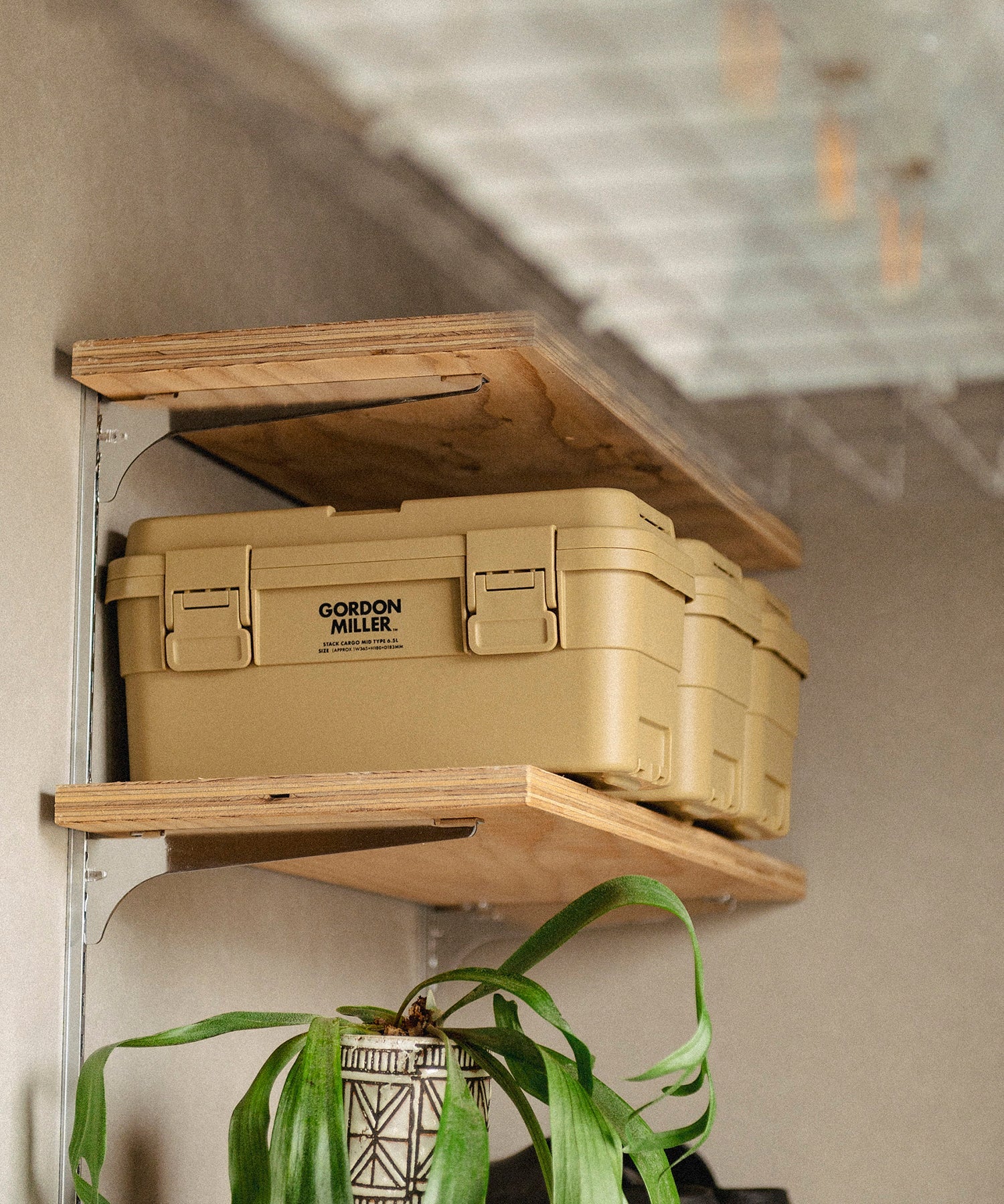 おしゃれ おすすめ 積み重ね フタ付き 収納ボックス スタック カーゴ ミッド 工具箱