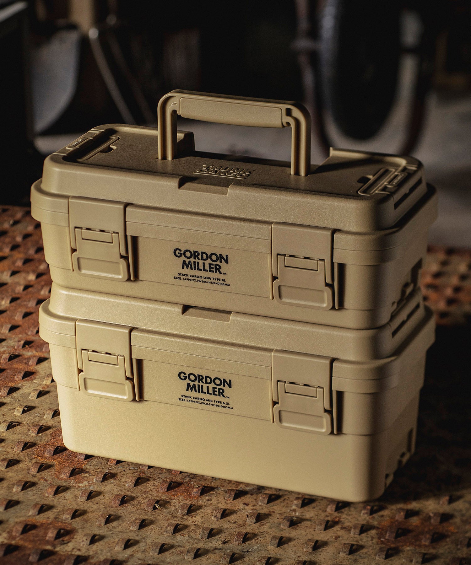 おしゃれ おすすめ 積み重ね フタ付き 収納ボックス スタック カーゴ ミッド 工具箱