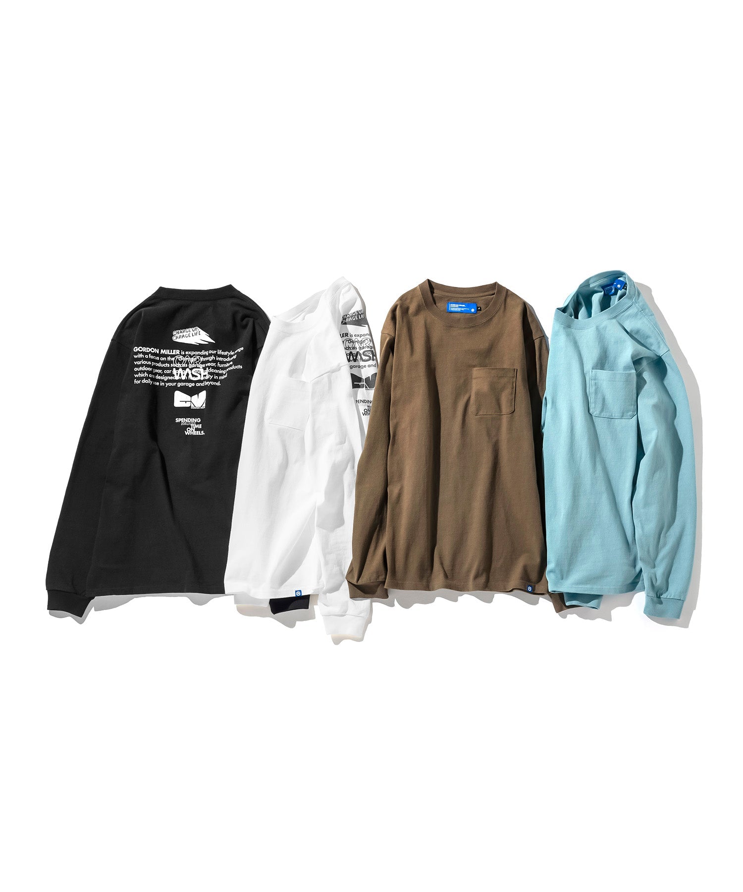 おしゃれ おすすめ ワークウェア ブランド 無地 ポケット ロングスリーブ Tシャツ