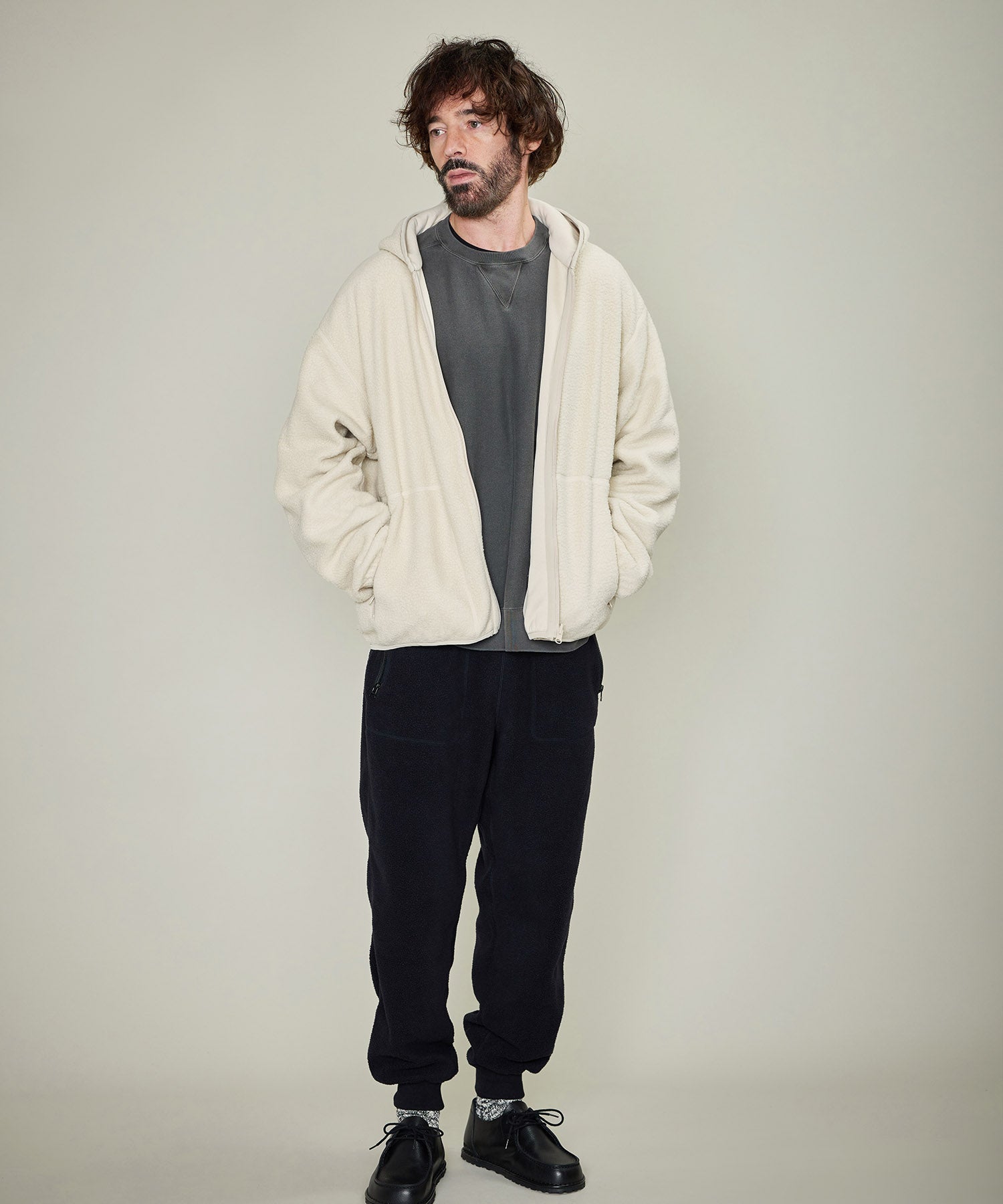 おしゃれ おすすめ ワークウェア ブランド リバーシブル スウェット ジップアップ パーカ