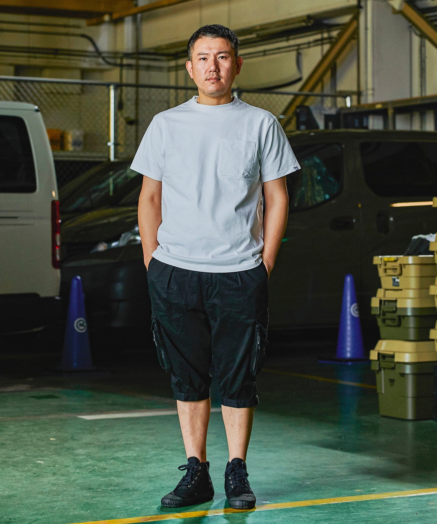 おしゃれ おすすめ ワークウェア ブランド ゴードンミラー 無地 ポケット Tシャツ