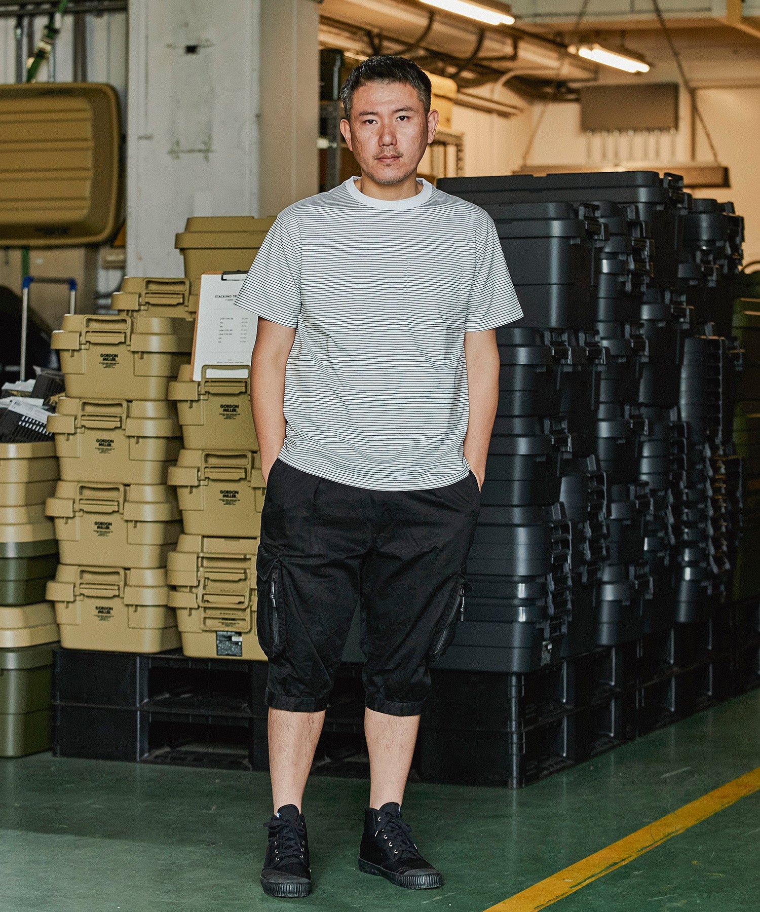 おしゃれ おすすめ ワークウェア ブランド ボーダー ポケット Tシャツ