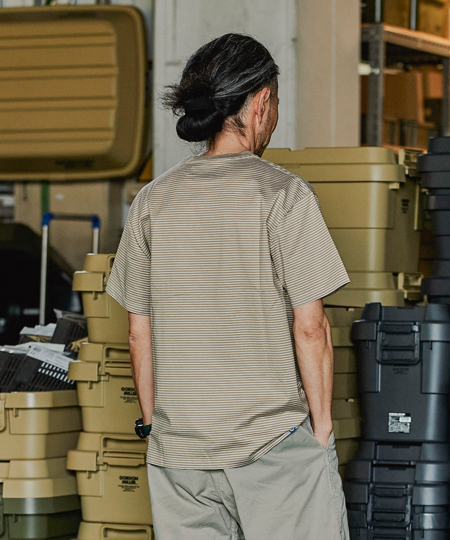 おしゃれ おすすめ ワークウェア ブランド ボーダー ポケット Tシャツ