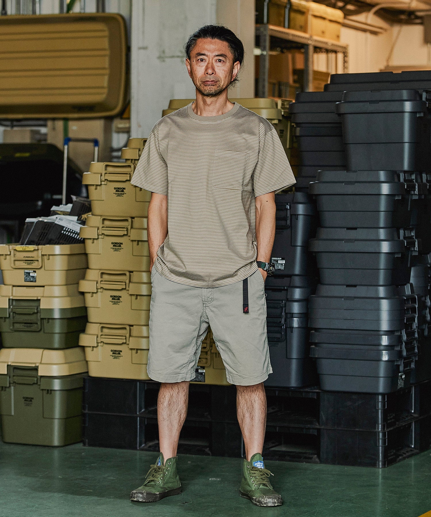 おしゃれ おすすめ ワークウェア ブランド ボーダー ポケット Tシャツ