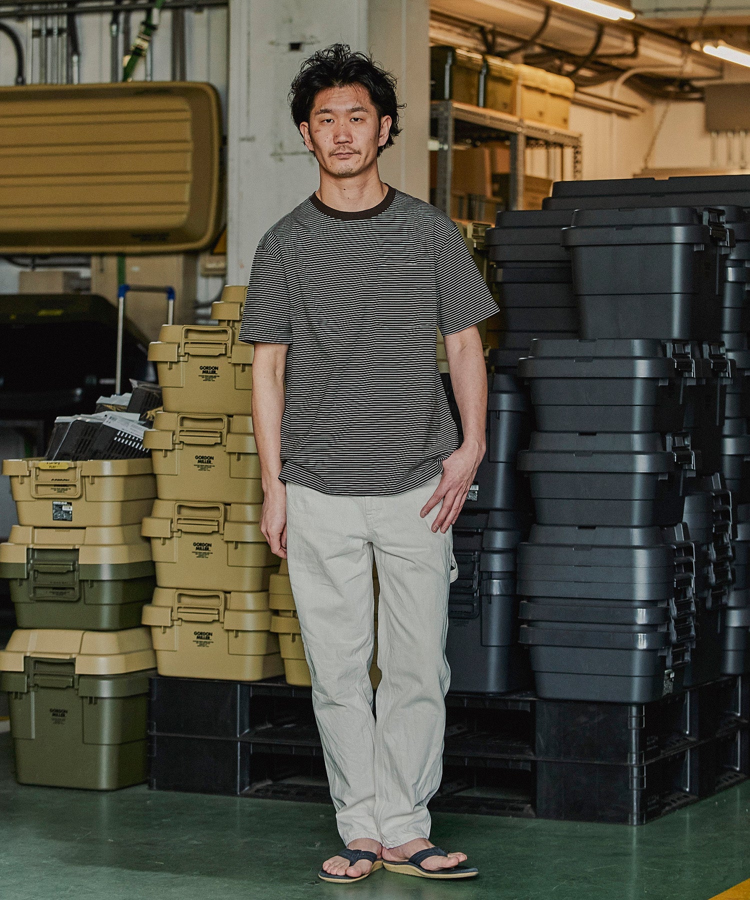 おしゃれ おすすめ ワークウェア ブランド ボーダー ポケット Tシャツ