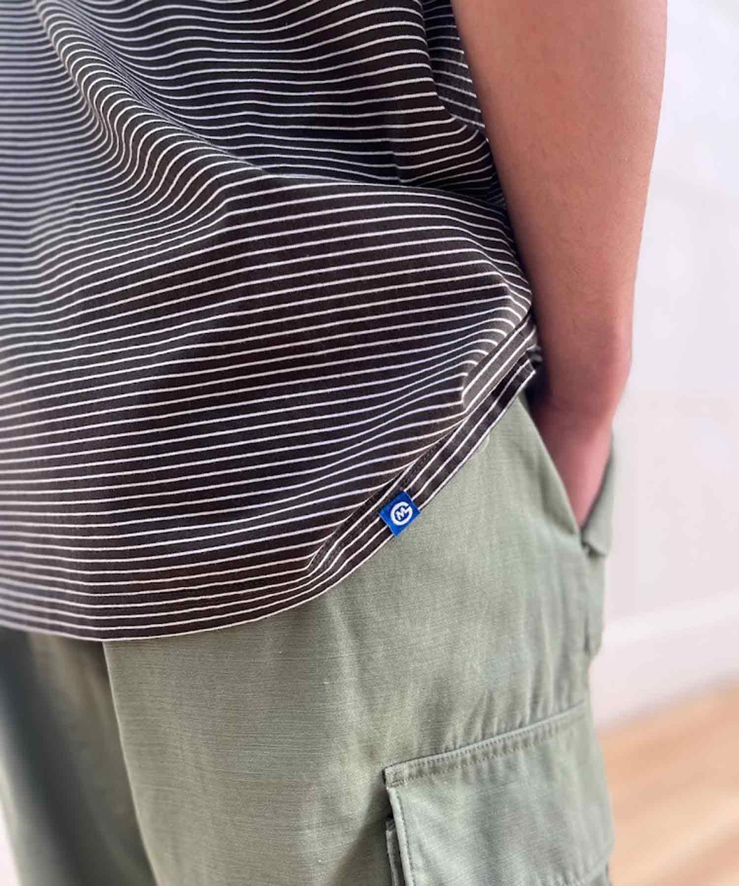 おしゃれ おすすめ ワークウェア ブランド ボーダー ポケット Tシャツ