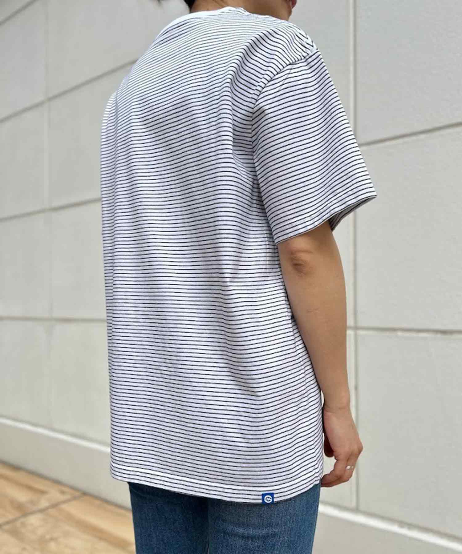 おしゃれ おすすめ ワークウェア ブランド ボーダー ポケット Tシャツ