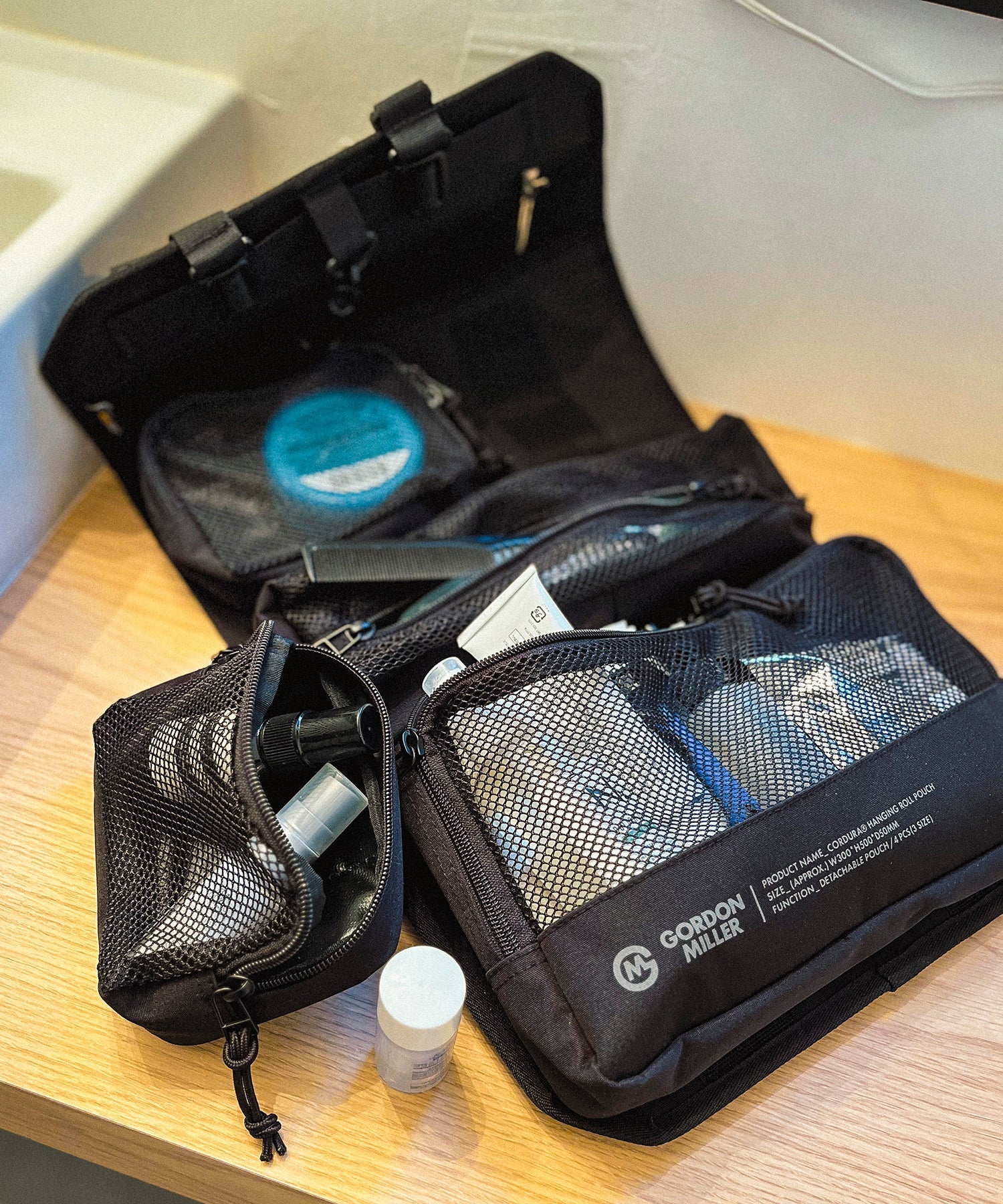 おしゃれ おすすめ カー用品 コーデュラ ハンギング ロール ポーチ 便利グッズ 収納