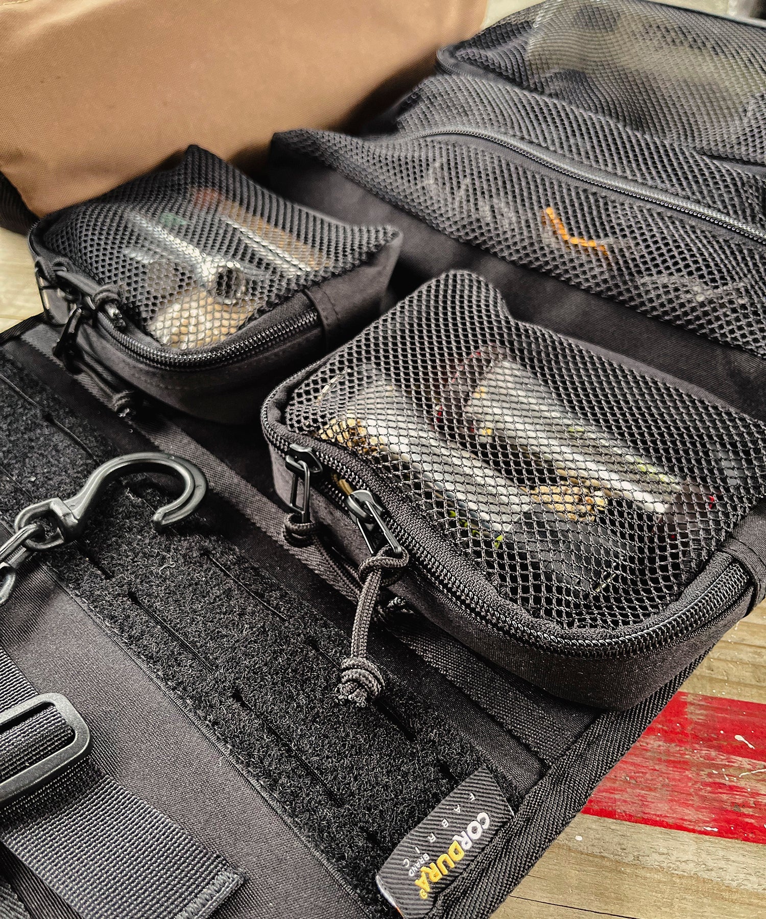 おしゃれ おすすめ カー用品 コーデュラ ハンギング ロール ポーチ 便利グッズ 収納