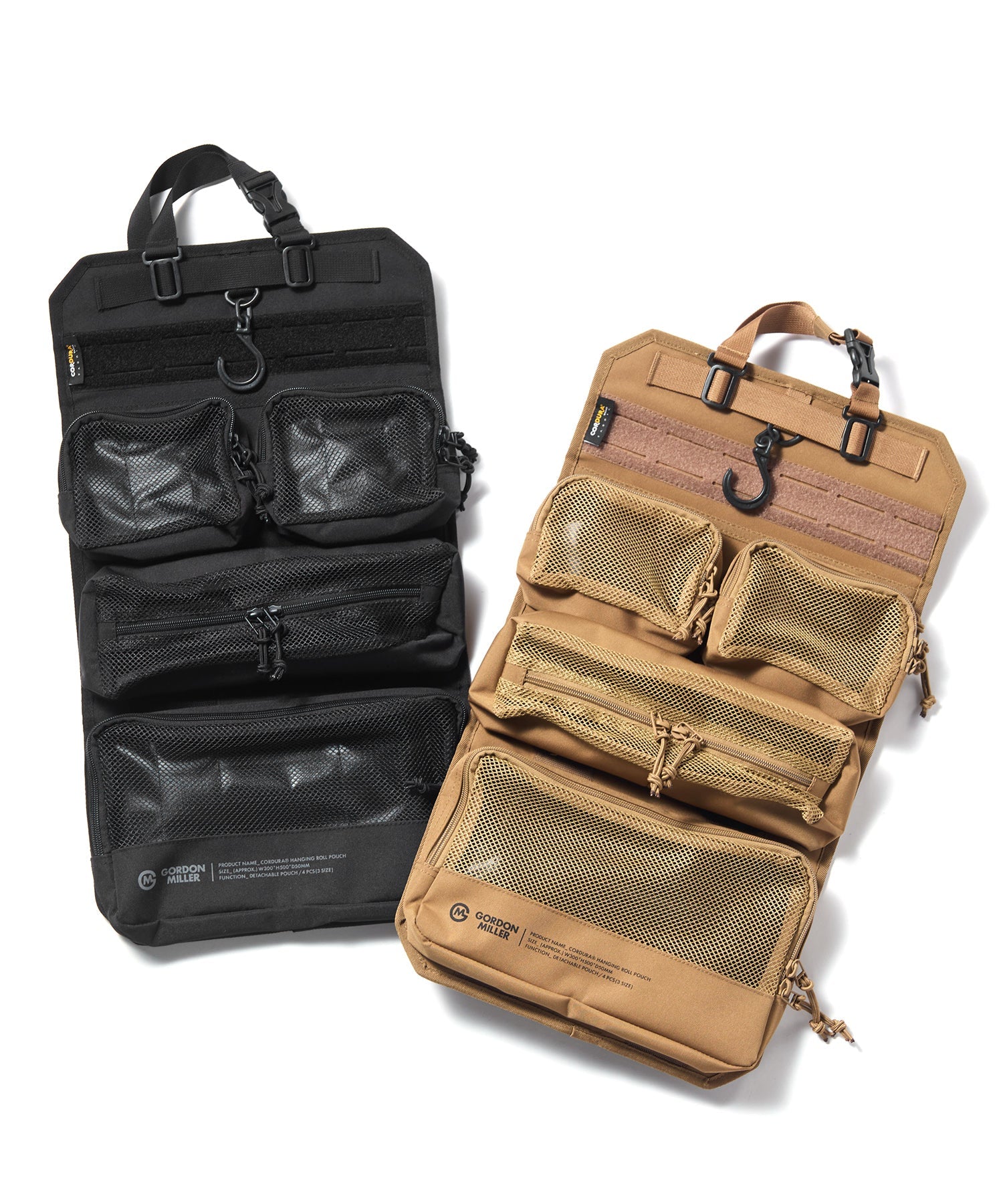 おしゃれ おすすめ カー用品 コーデュラ ハンギング ロール ポーチ 便利グッズ 収納